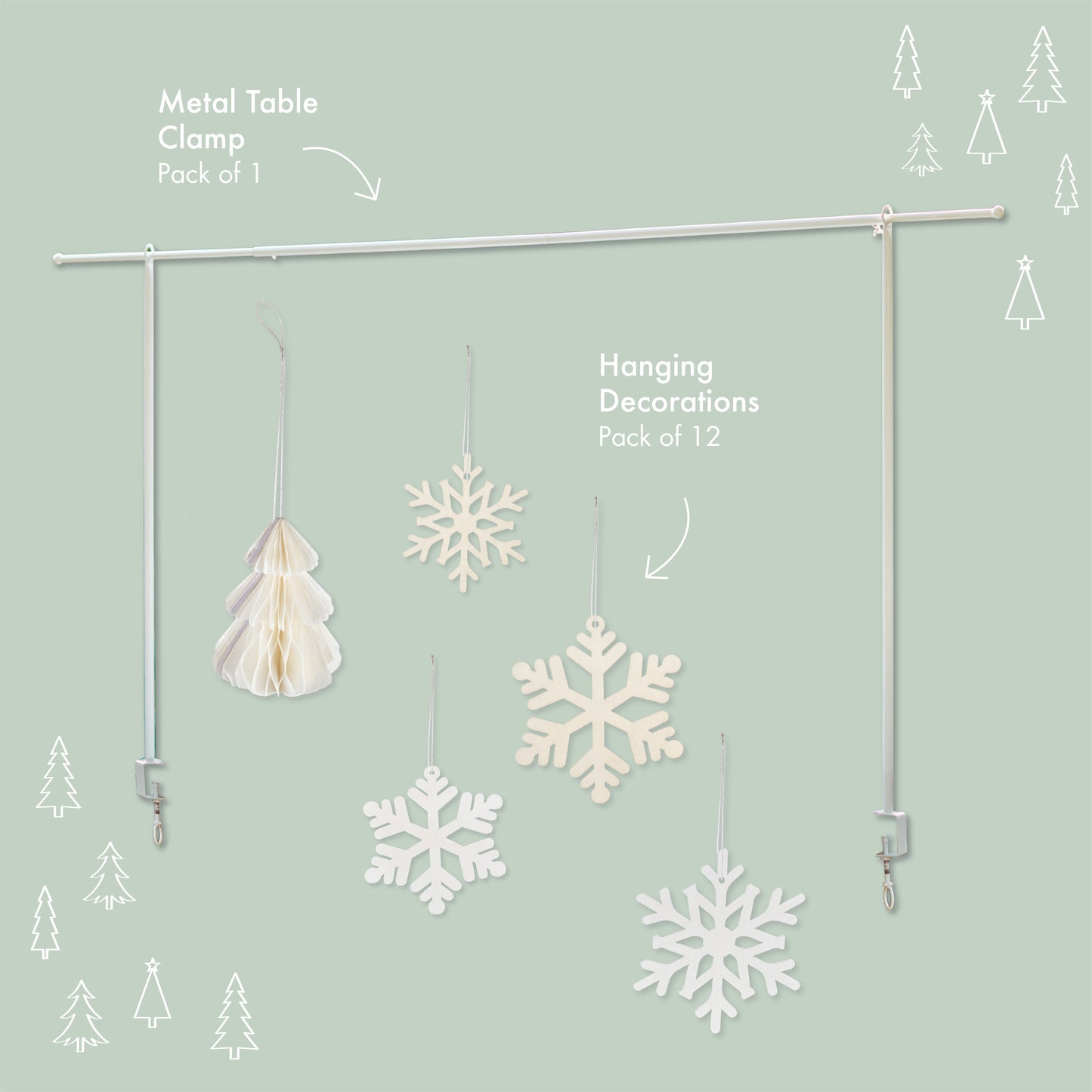 Nordic Christmas Table Setting Kit