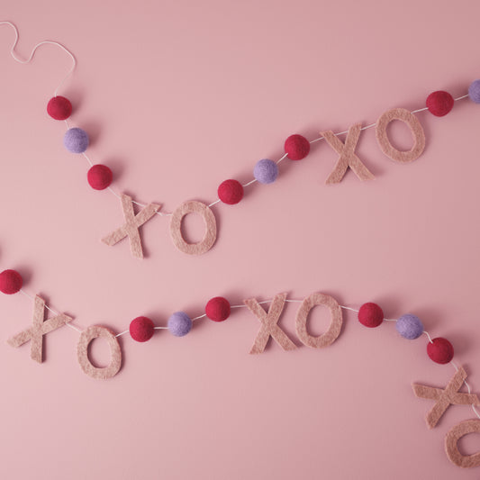 Felt XOXO Valentines Bunting