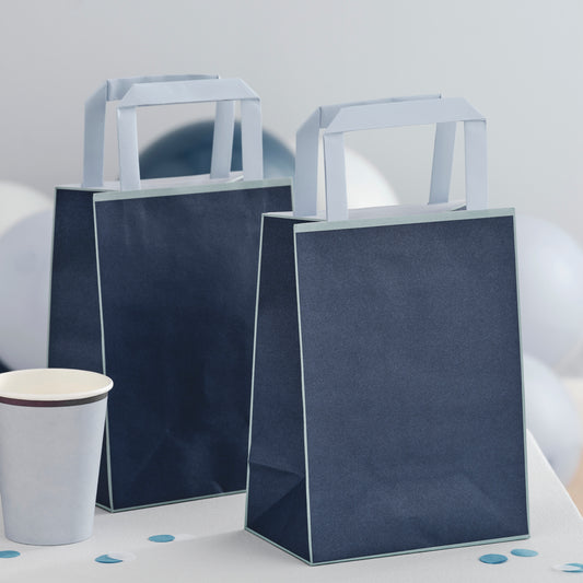 Navy Blue Paper Party Bags