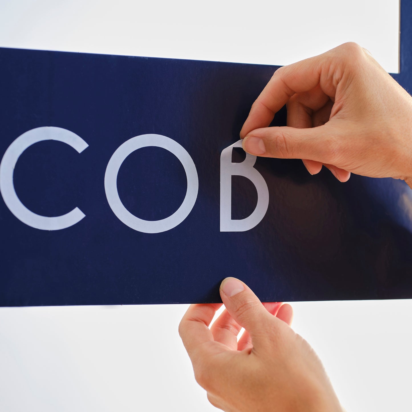 Customisable Blue Happy Birthday Photobooth Frame