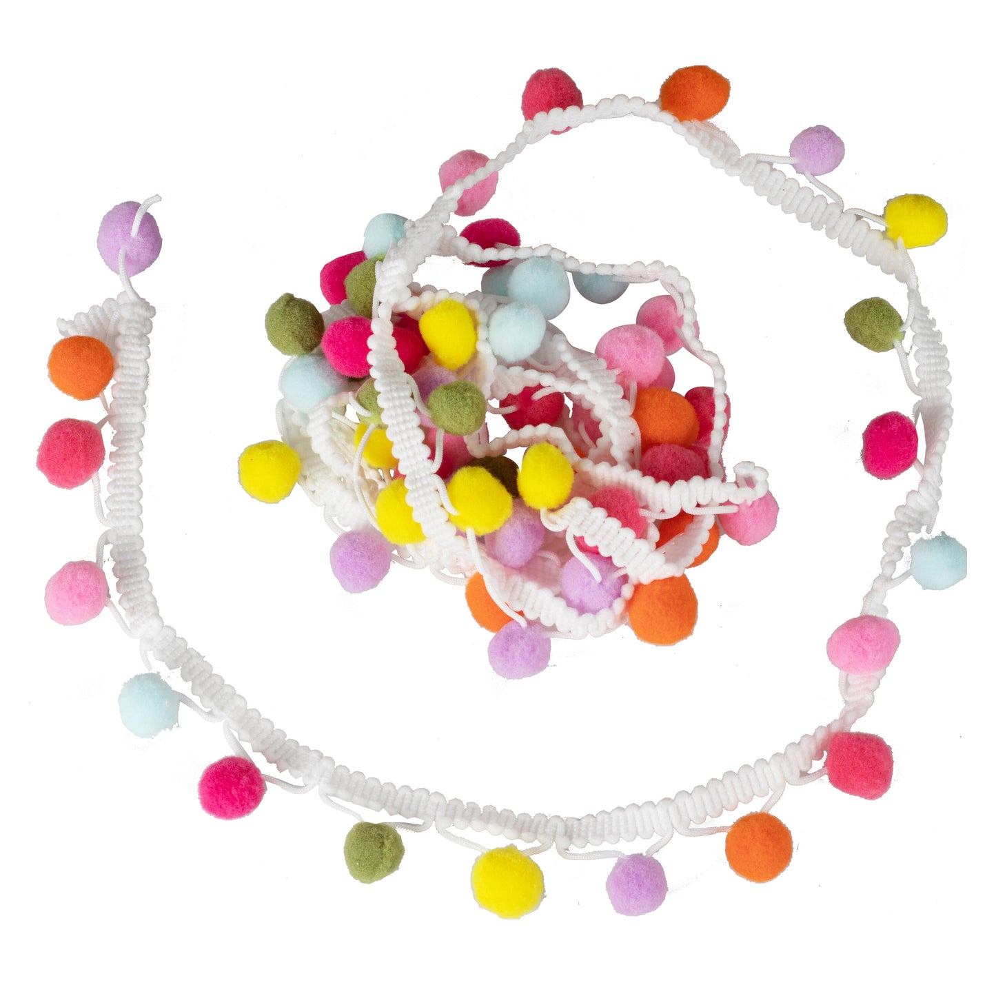 Christmas Pom Pom Ribbon Gift Wrap