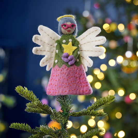 Felt Christmas Angel Tree Topper