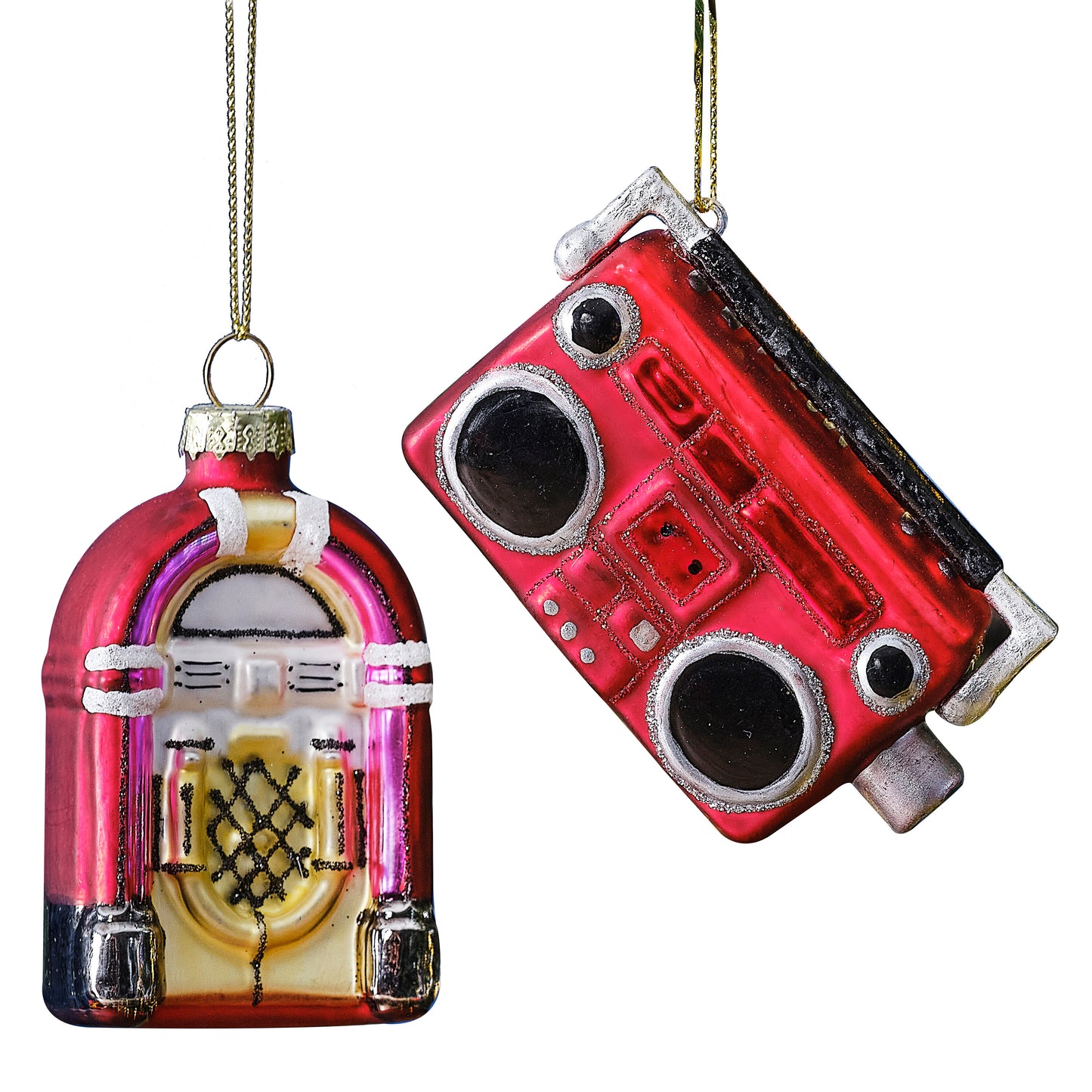 Novelty Retro Music Set Christmas Hanging Tree Decoration