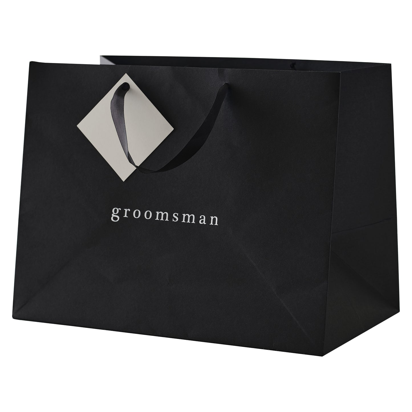 Black Groomsmen Gift Bag