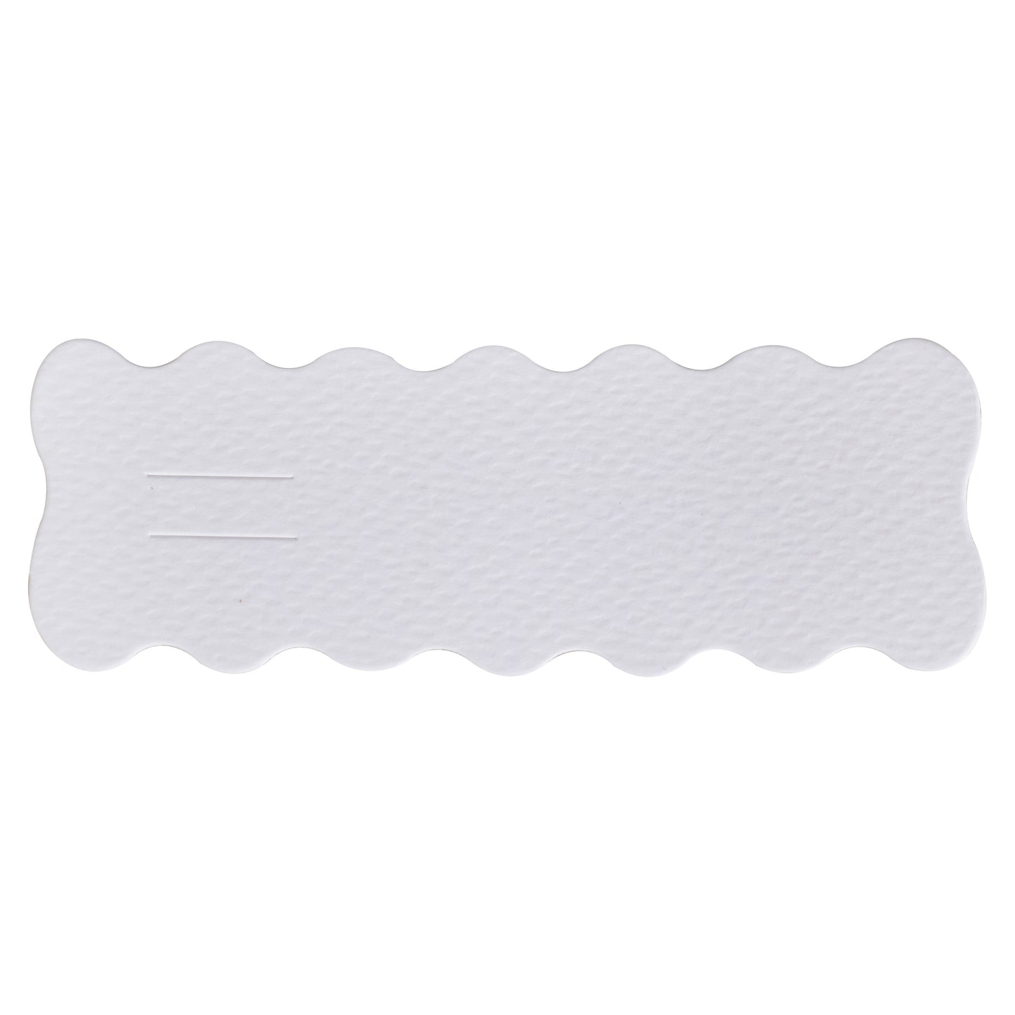 Cream Wavy Place Cards with Slot