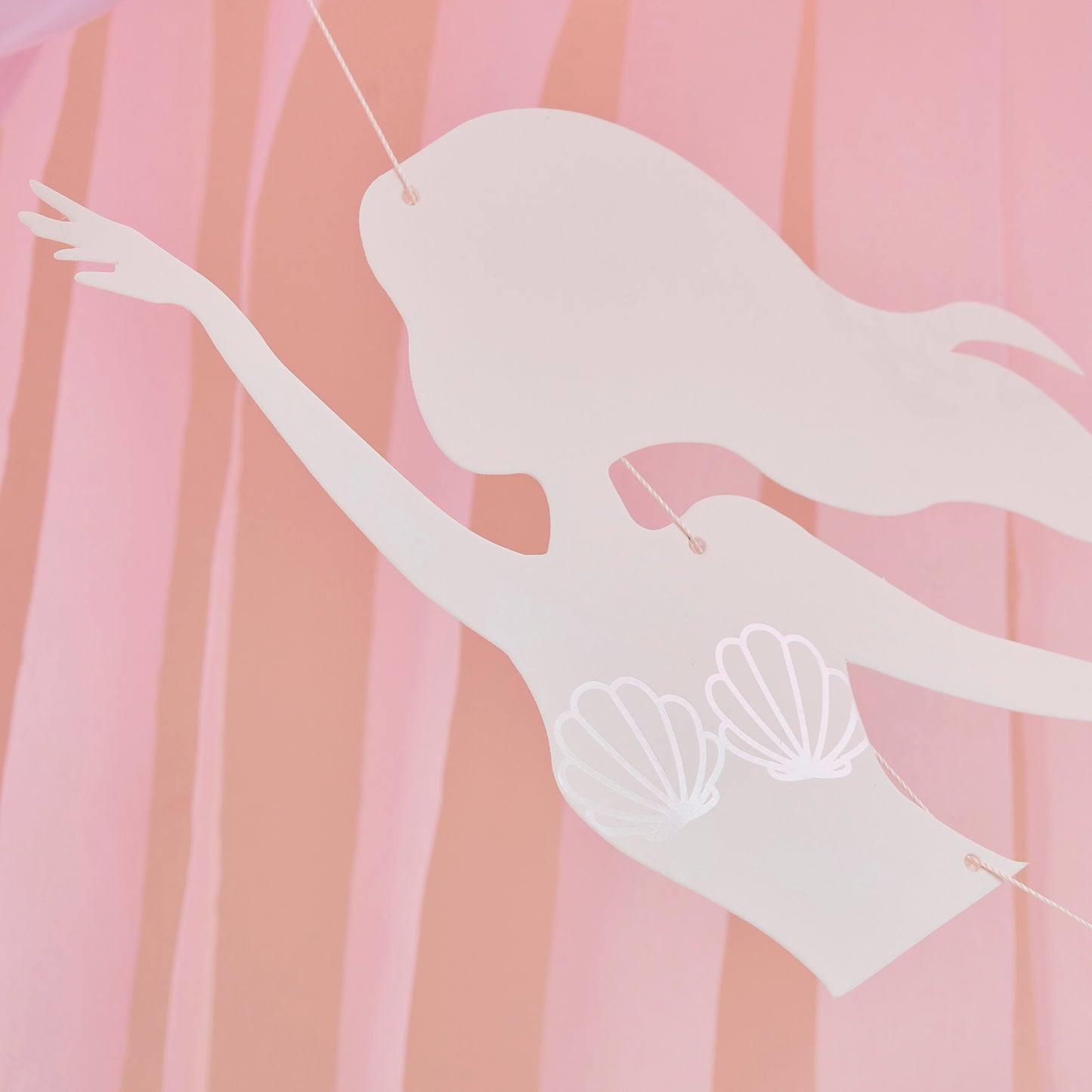 Customisable Pink and Iridescent Happy Birthday Bunting