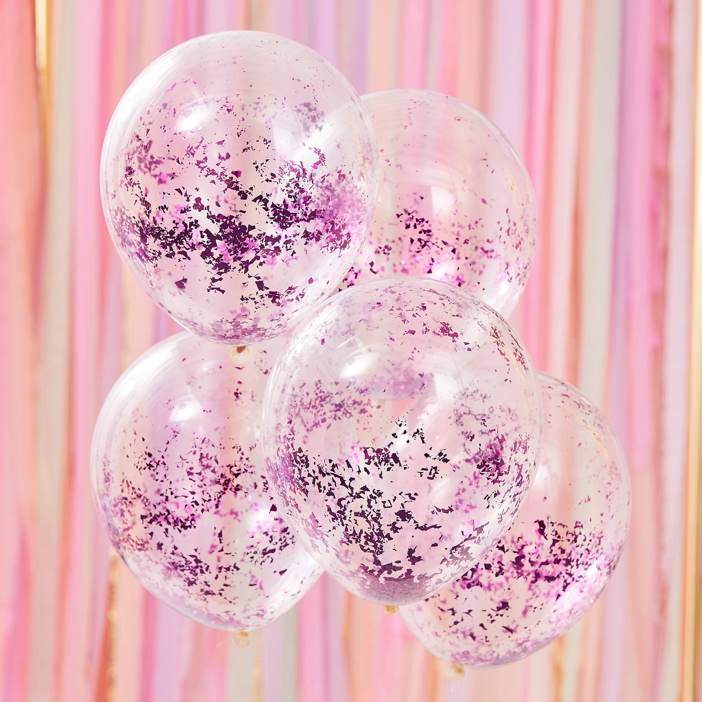 Lilac Confetti Balloons