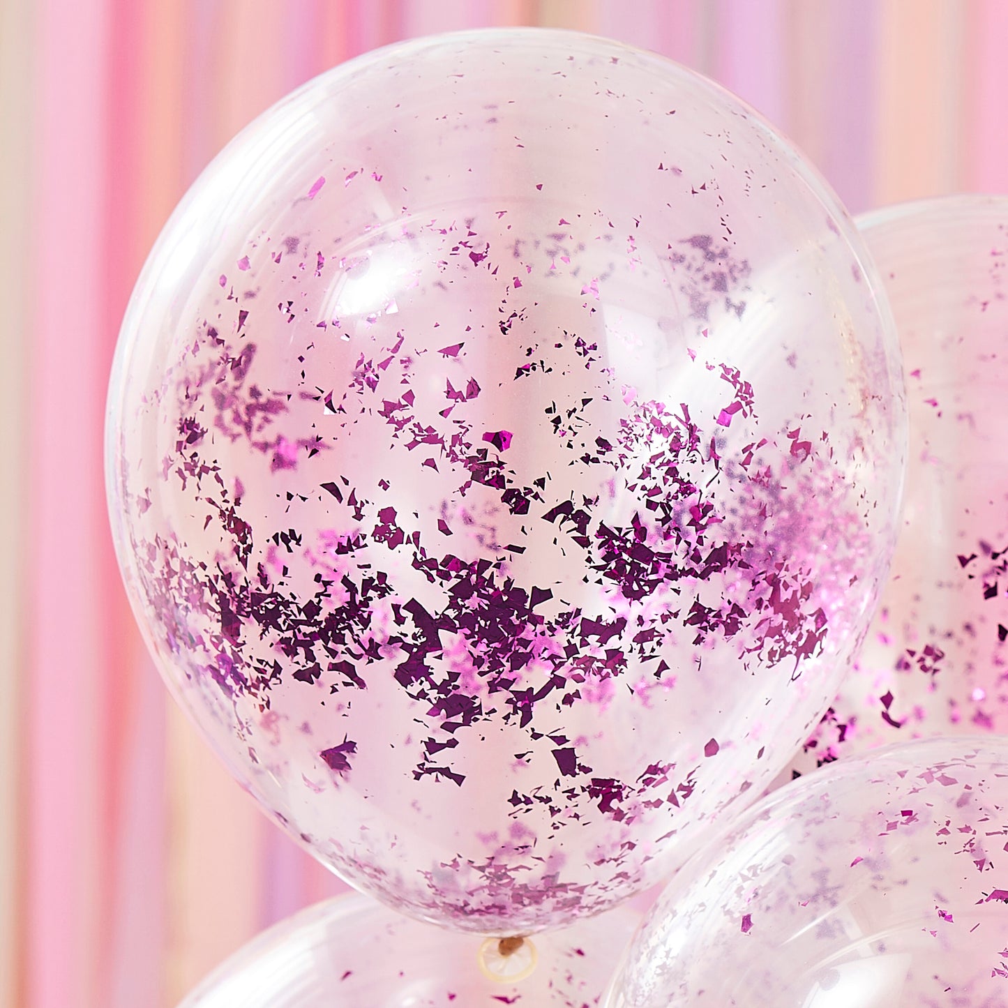 Lilac Confetti Balloons