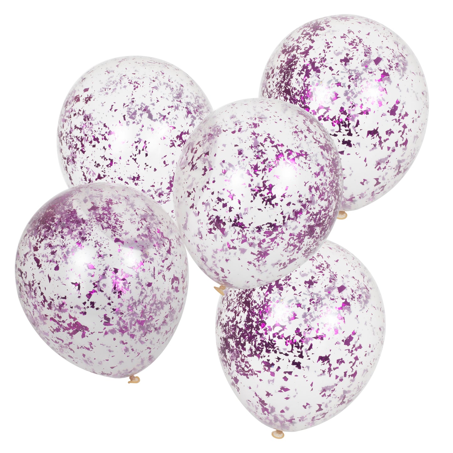 Lilac Confetti Balloons