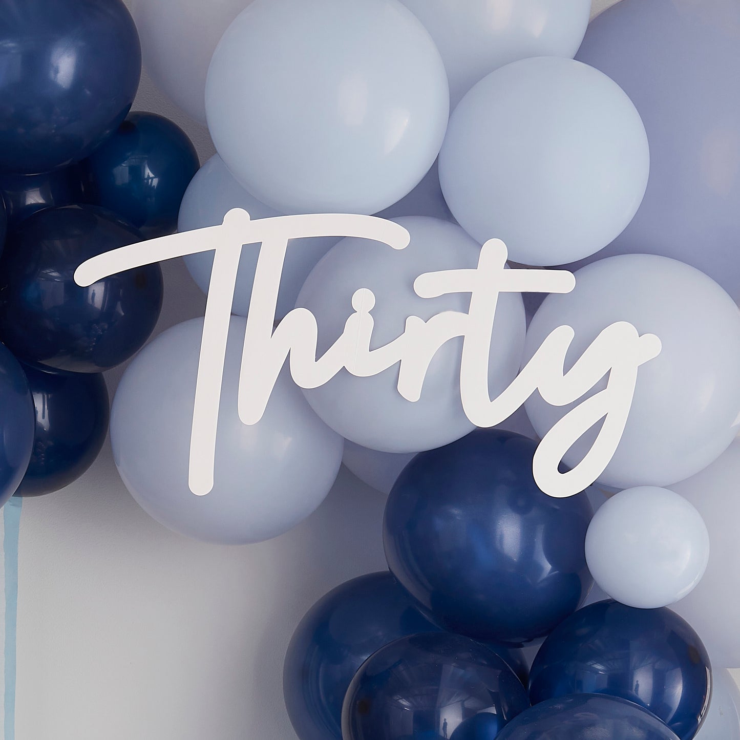 30th Birthday Balloon Arch Sign