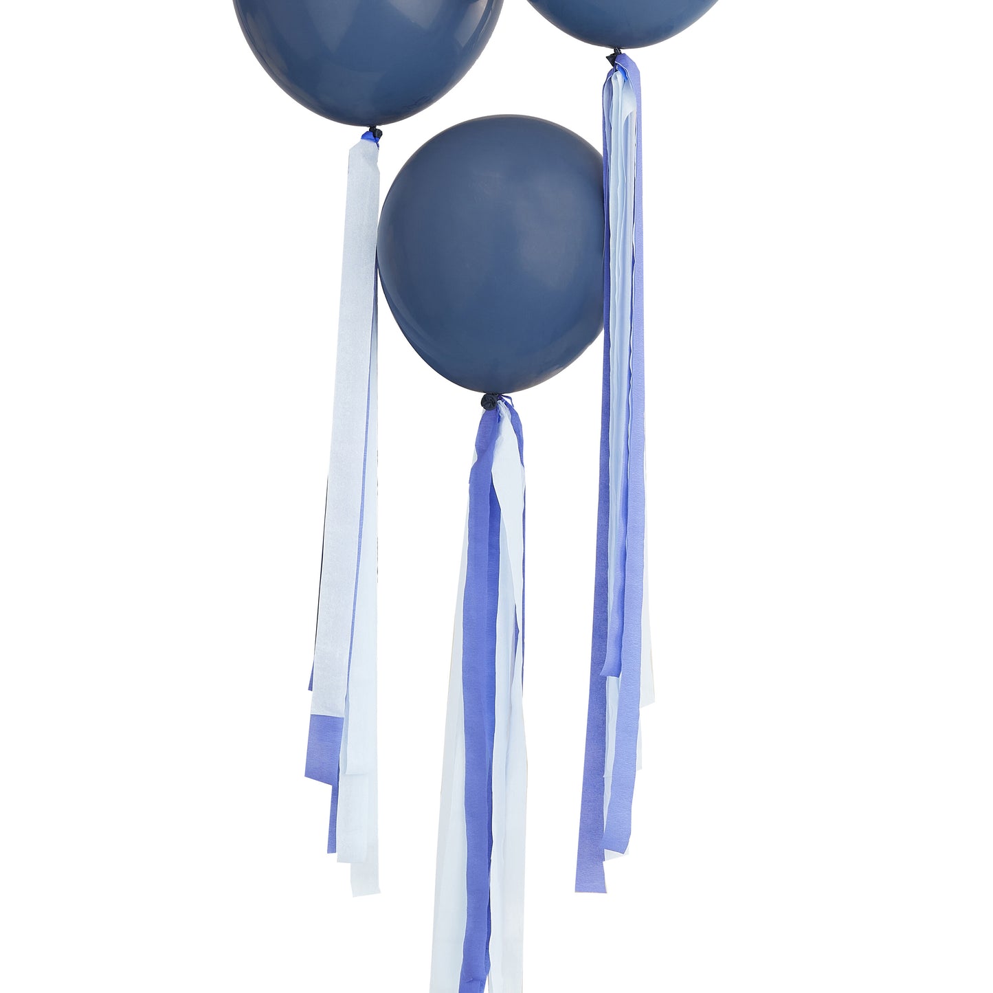 Blue Streamer Balloon Tails