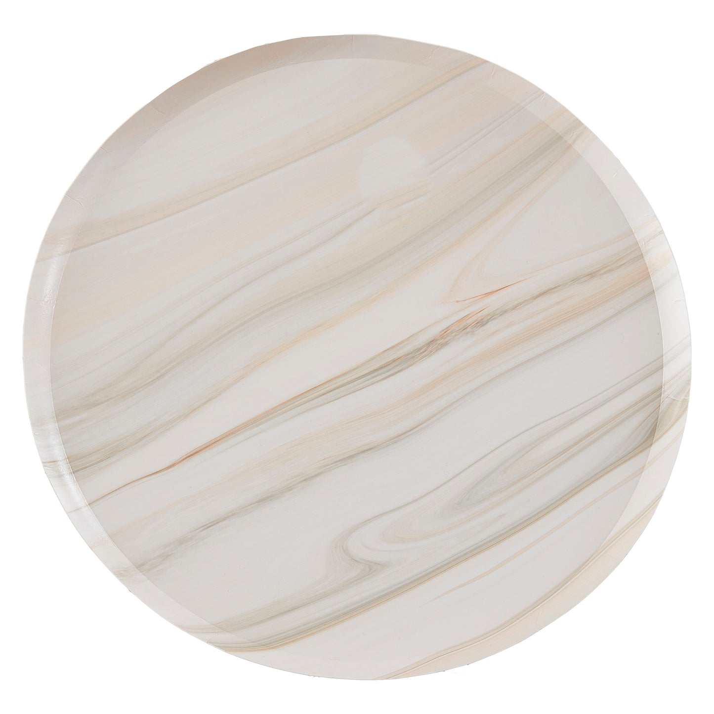 Neutral Marble Paper Plates