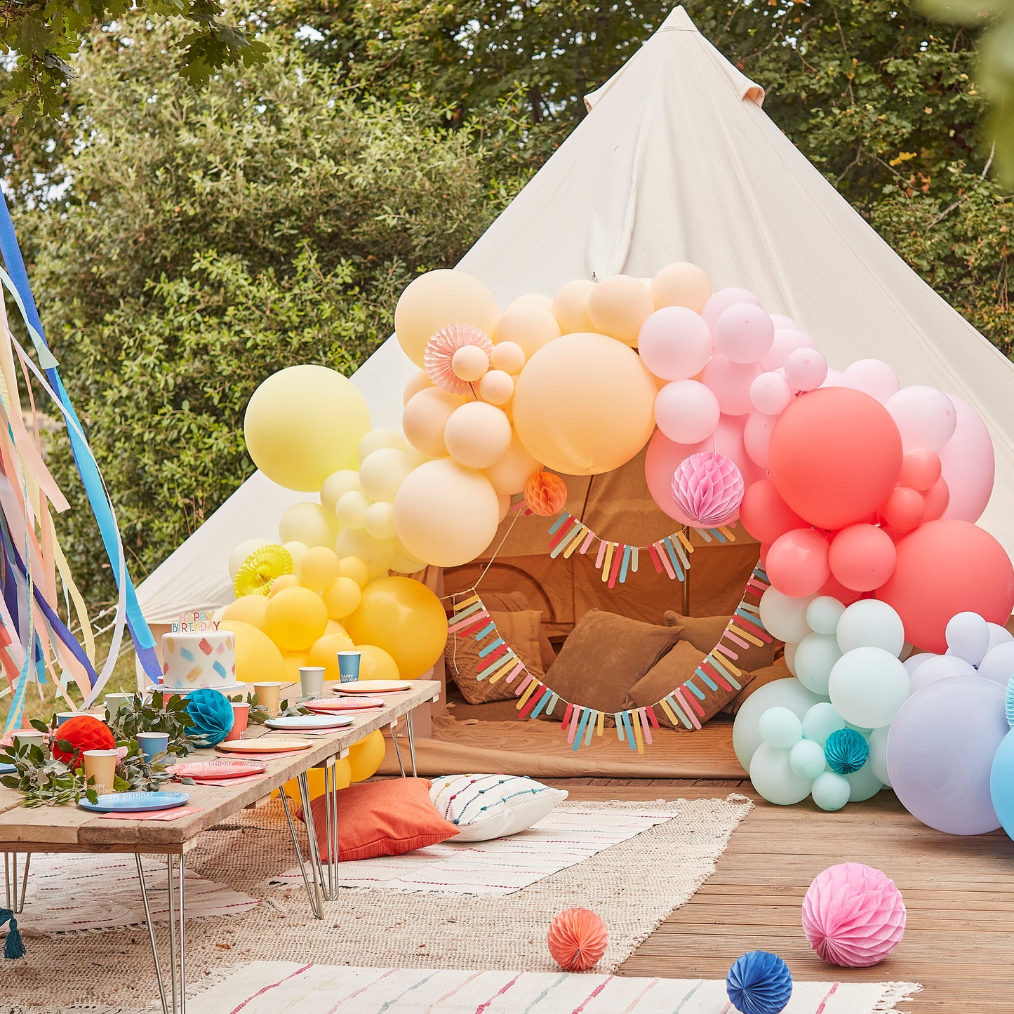 Party Balloon Mosaic Stand