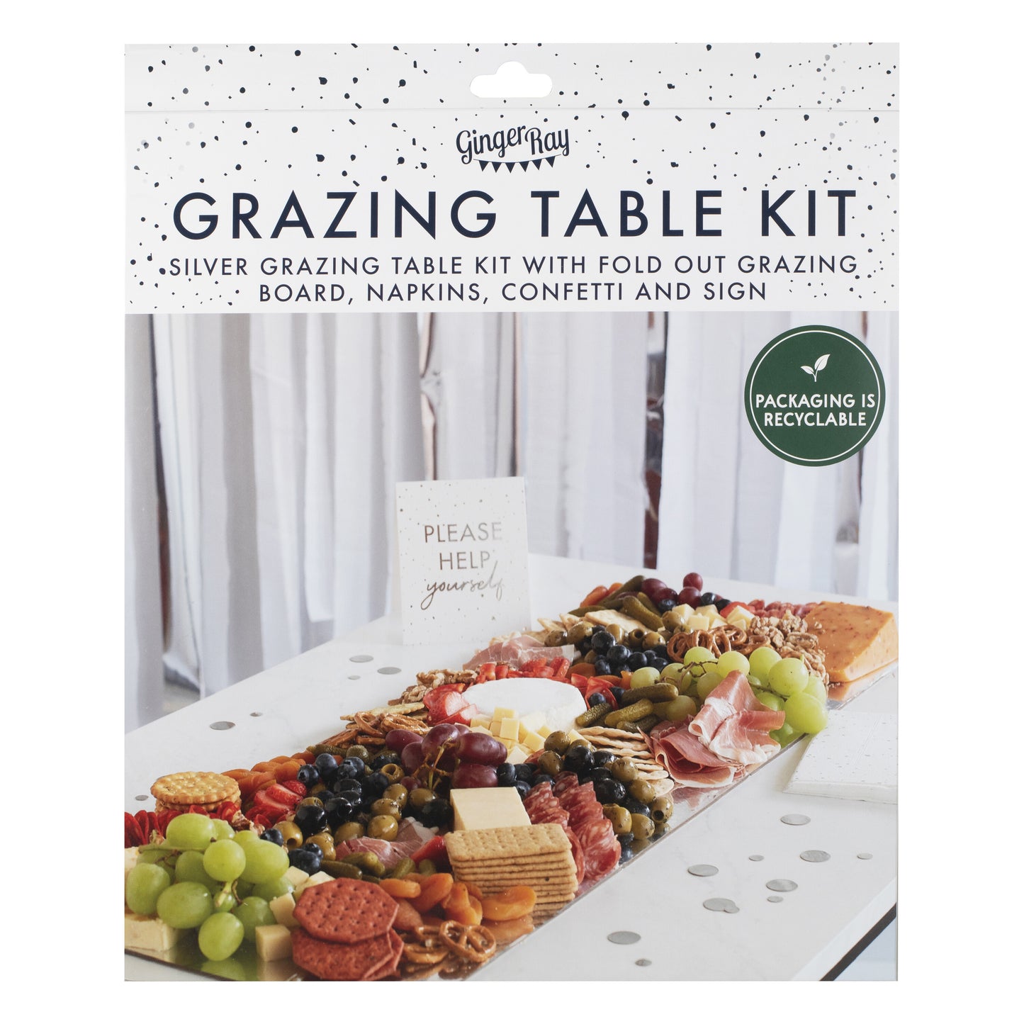 Silver Grazing Board Kit