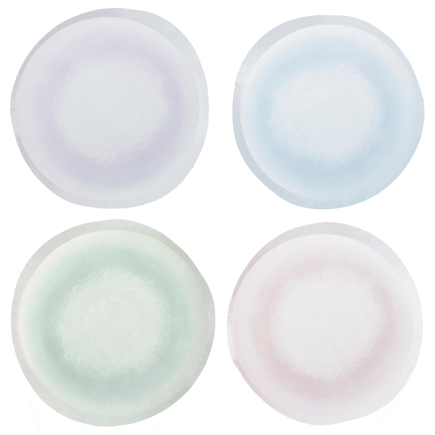Pastel Watercolour Paper Plates