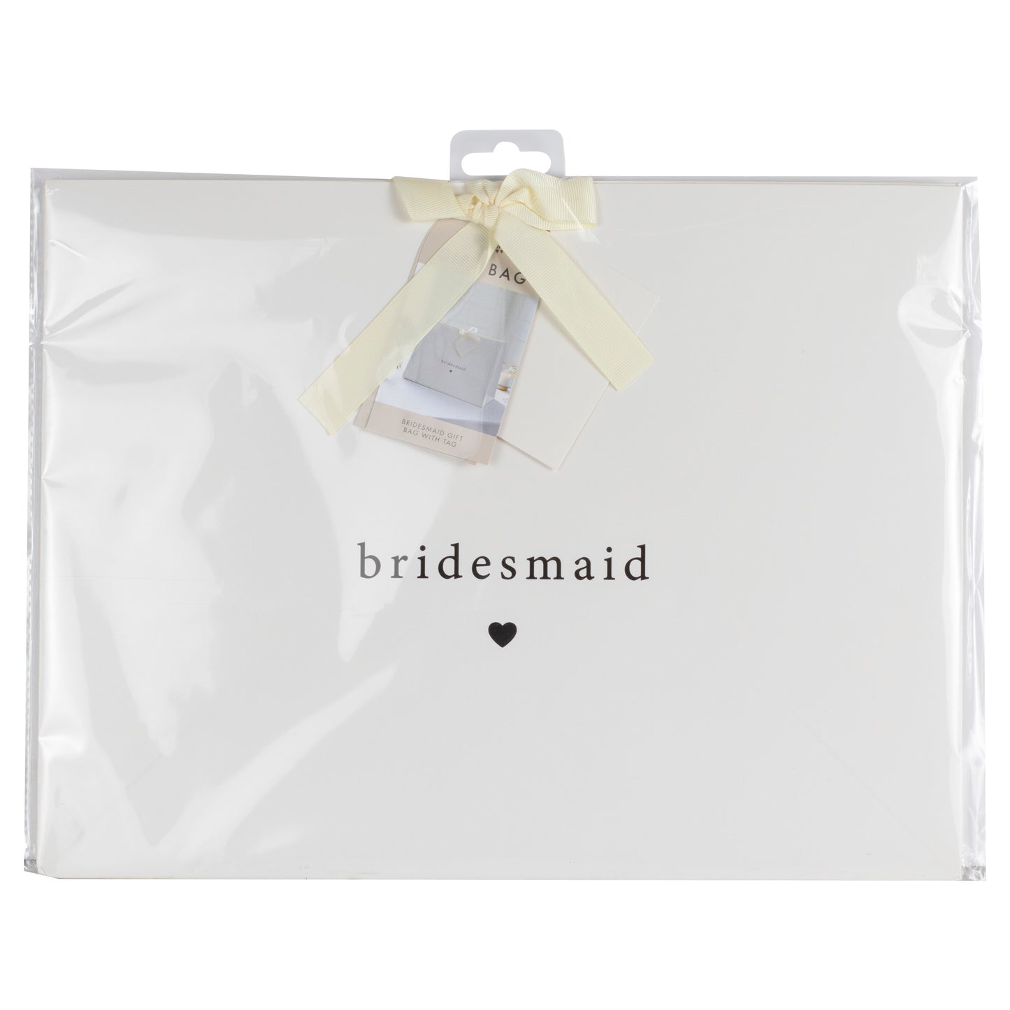 White Bridesmaid Gift Bag