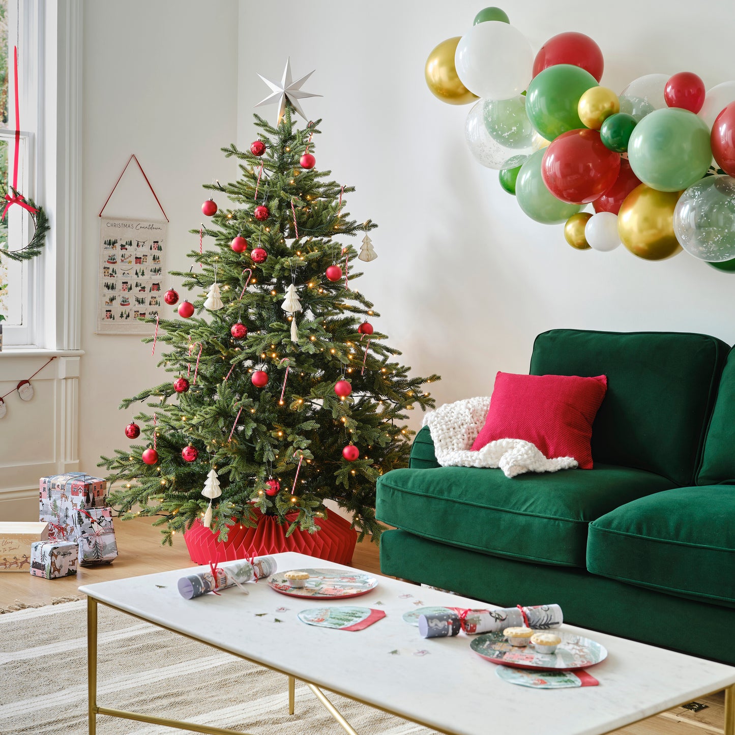 Red and White Christmas Twine