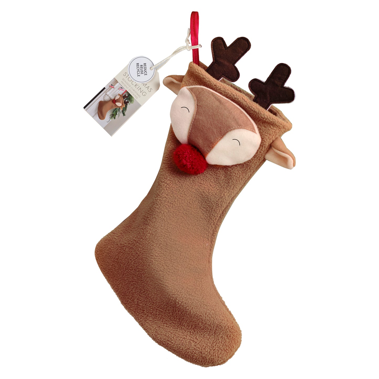 Reindeer Christmas Stocking