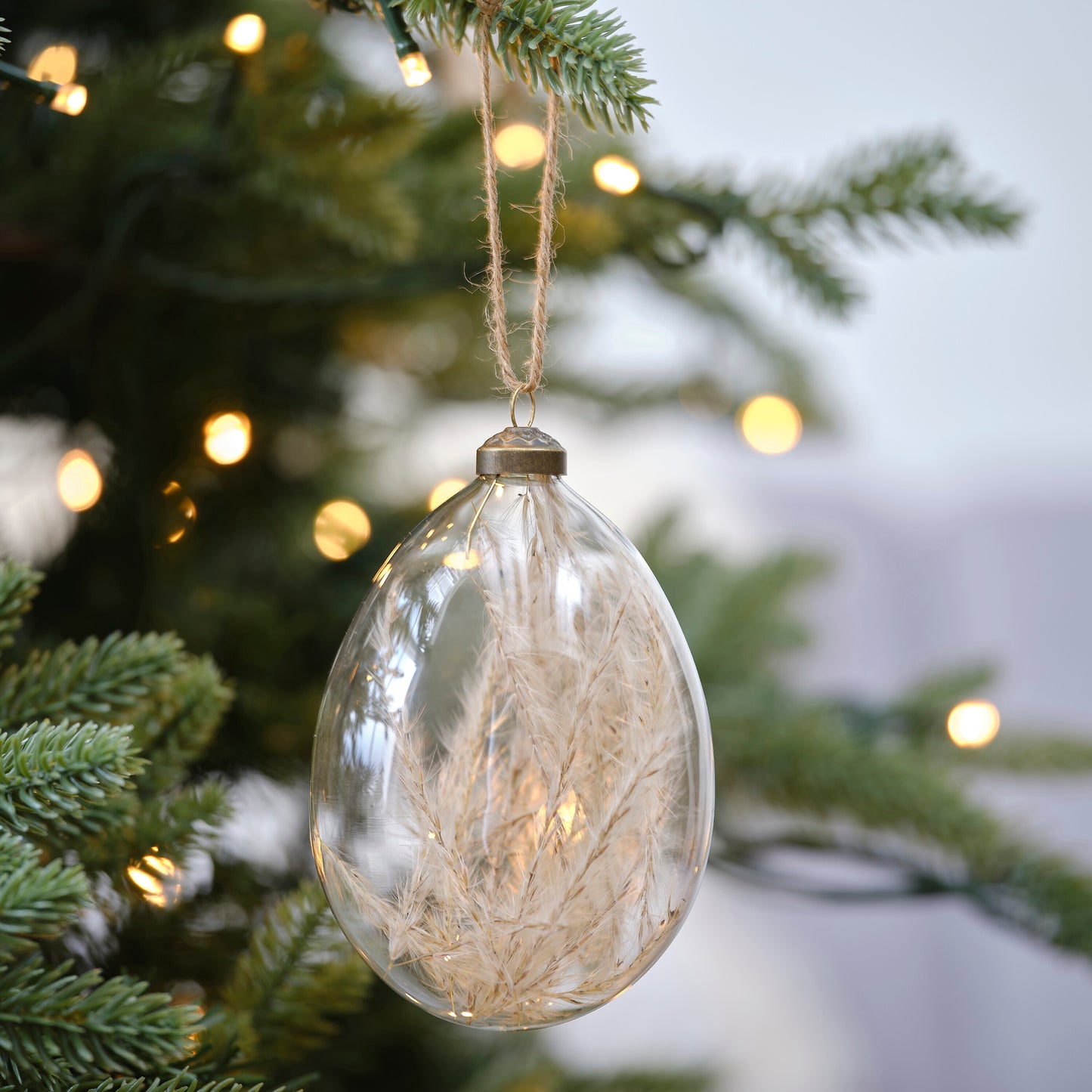 Pampas Christmas Bauble Decorations