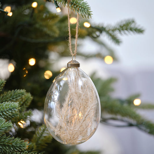 Pampas Christmas Bauble Decorations