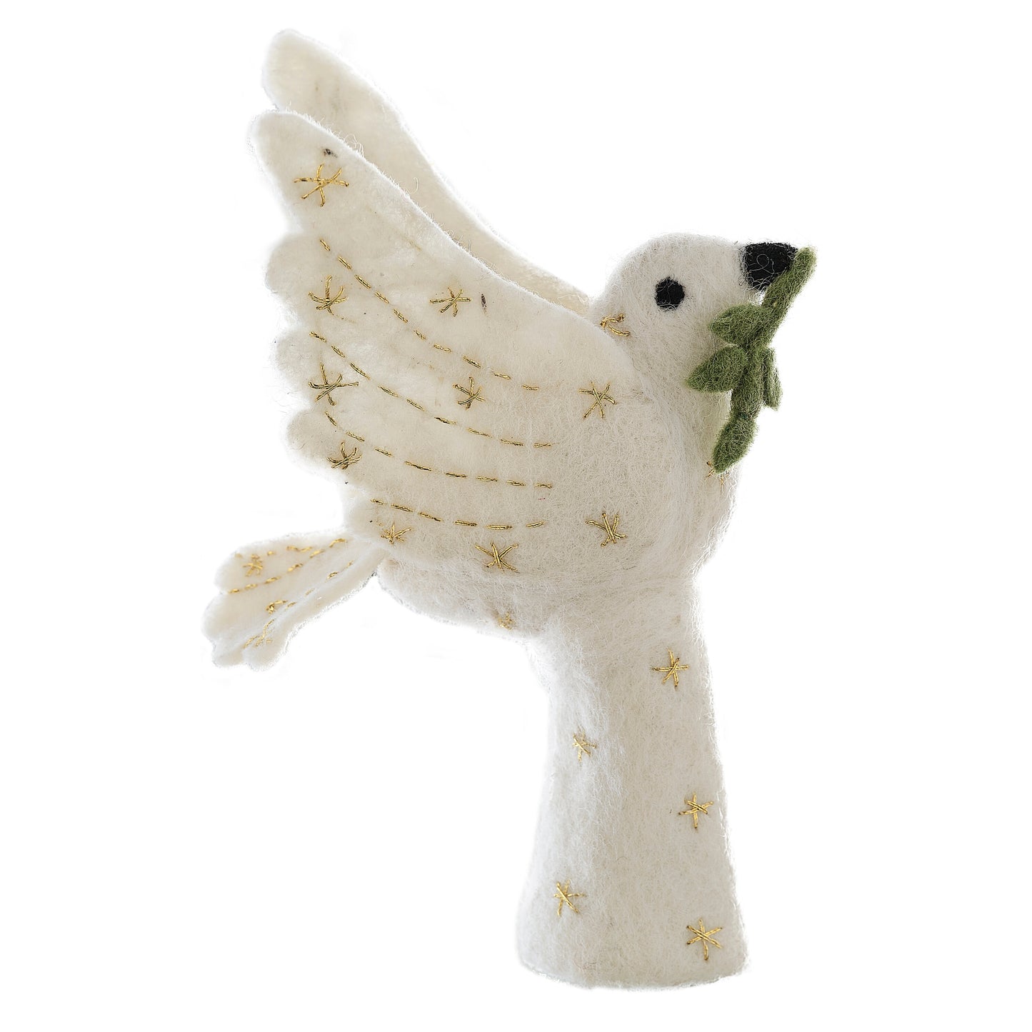 Felt Turtle Dove Christmas Tree Topper