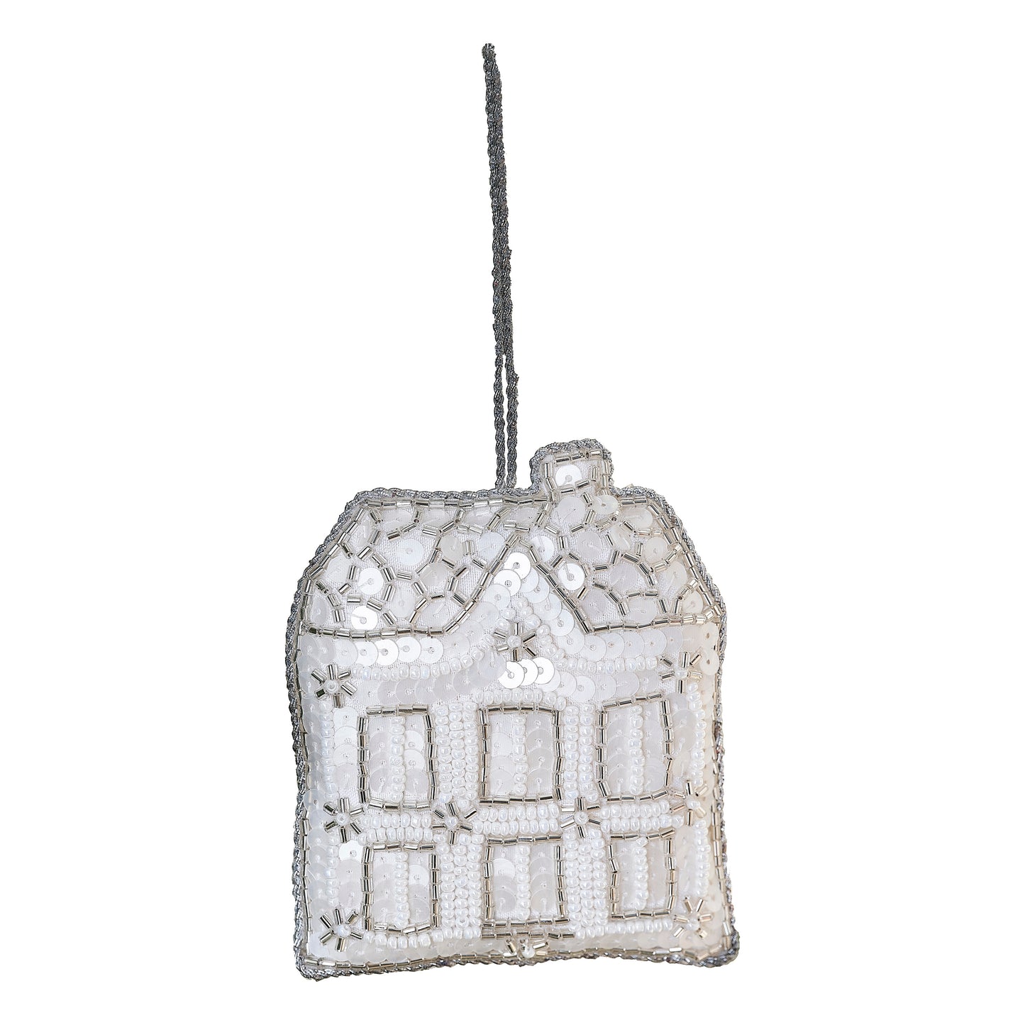 Embellished House Christmas Tree Decoration