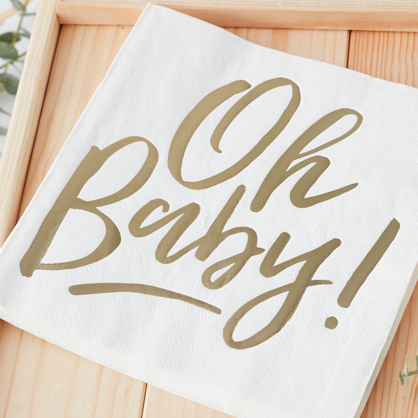 Oh Baby! Baby Shower Napkins