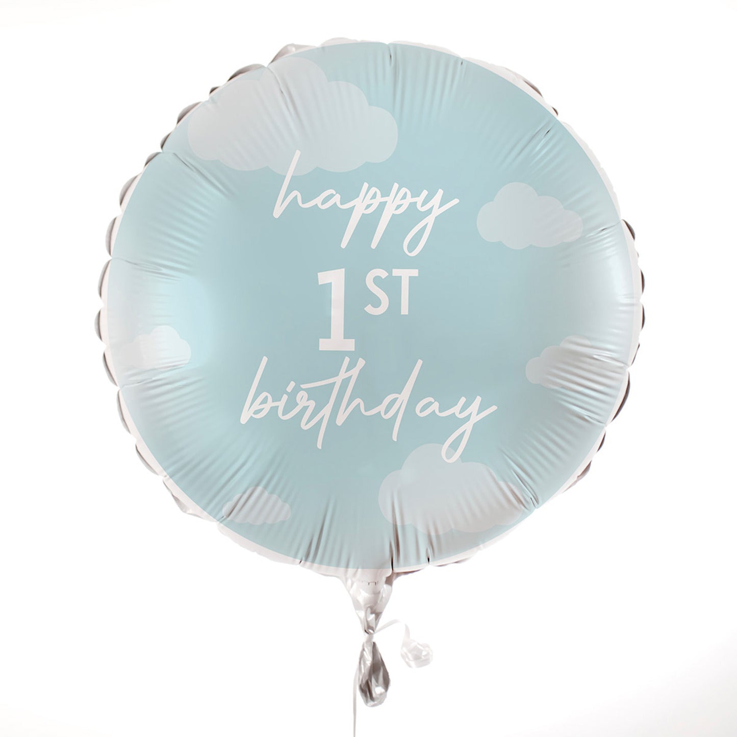 Blue Happy 1st Birthday Balloon