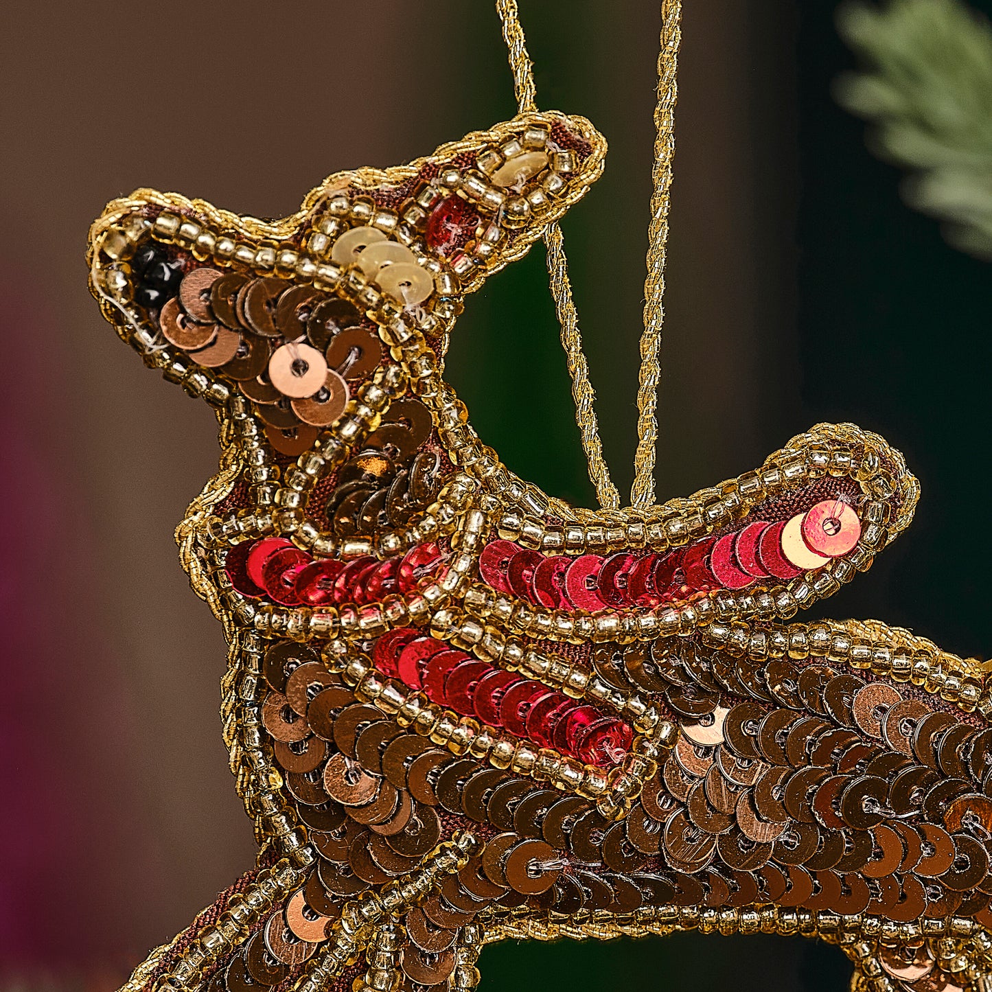 Embellished Sausage Dog Christmas Tree Decoration