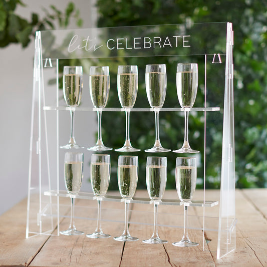 Acrylic Wedding Drink Stand