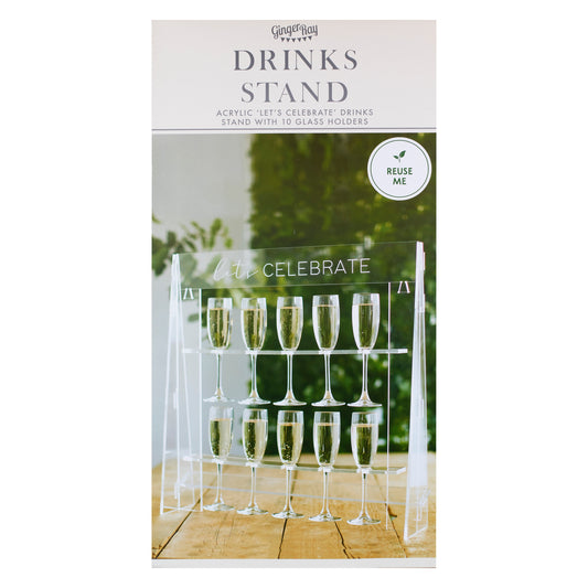 Acrylic Wedding Drink Stand