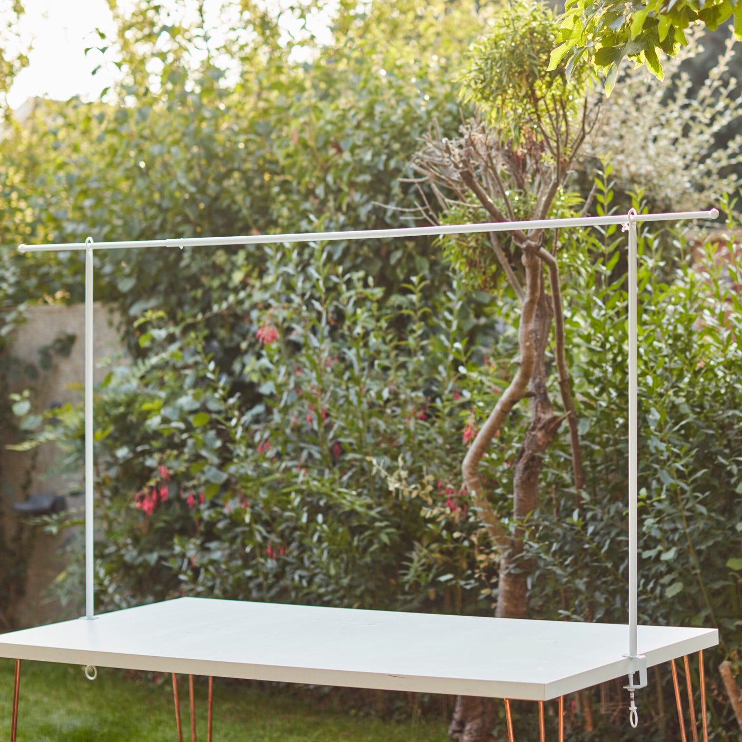 White Metal Table Clamp