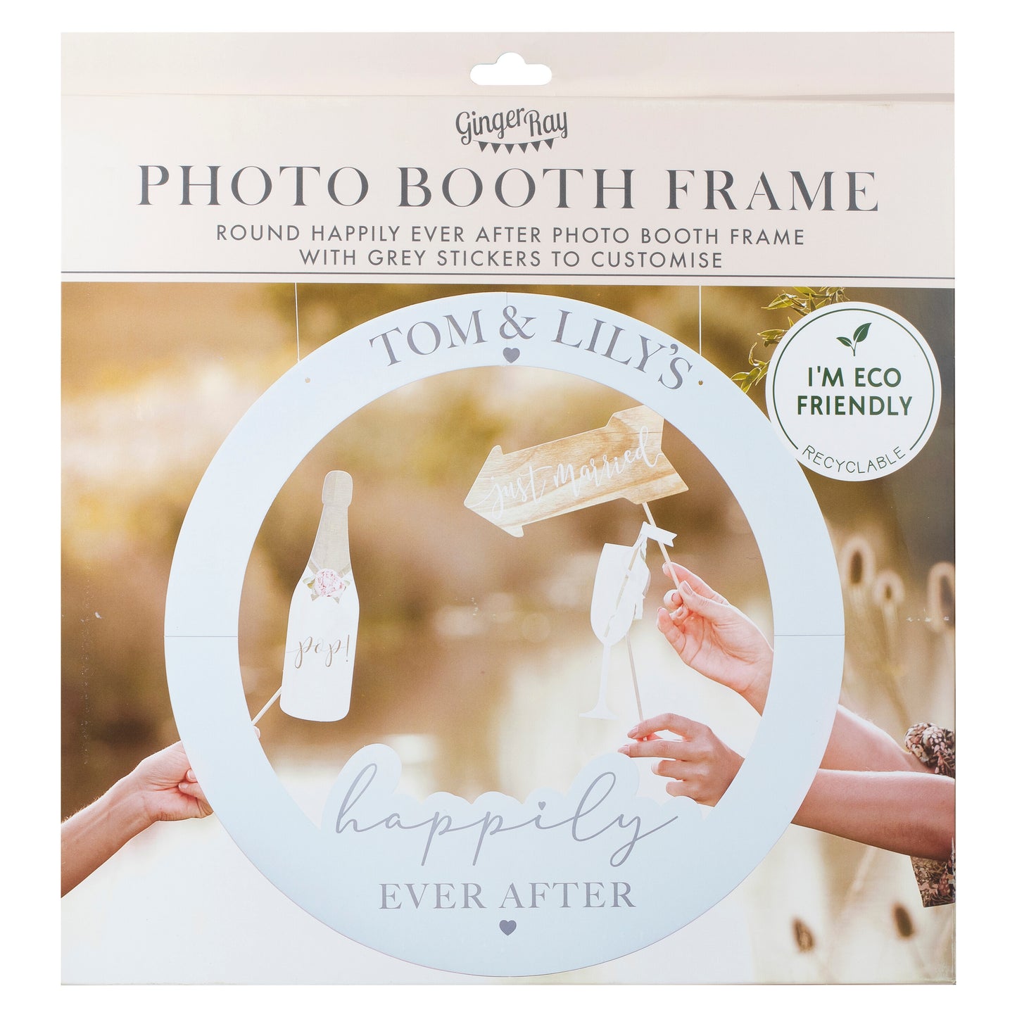 Customisable Wedding Photo Booth Frame