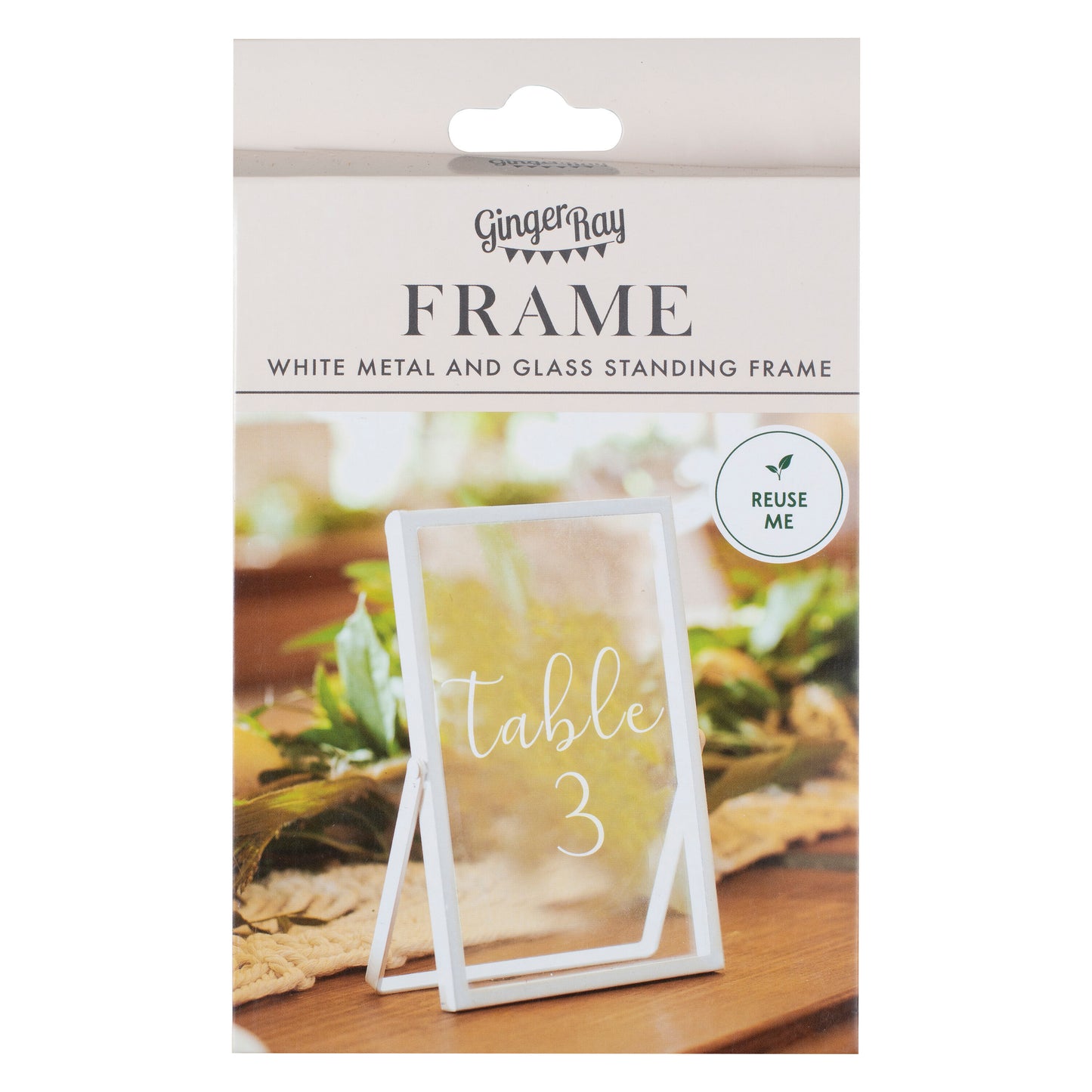 Customisable White Photo Frame