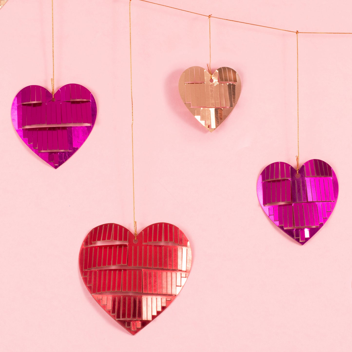 Fringe Heart Bunting