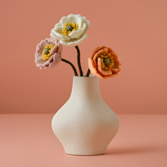 Felt Icelandic Poppy Stems