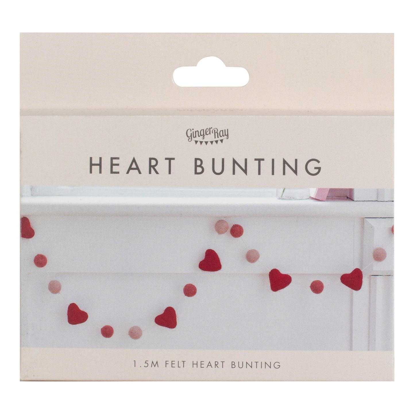 Felt Heart Bunting