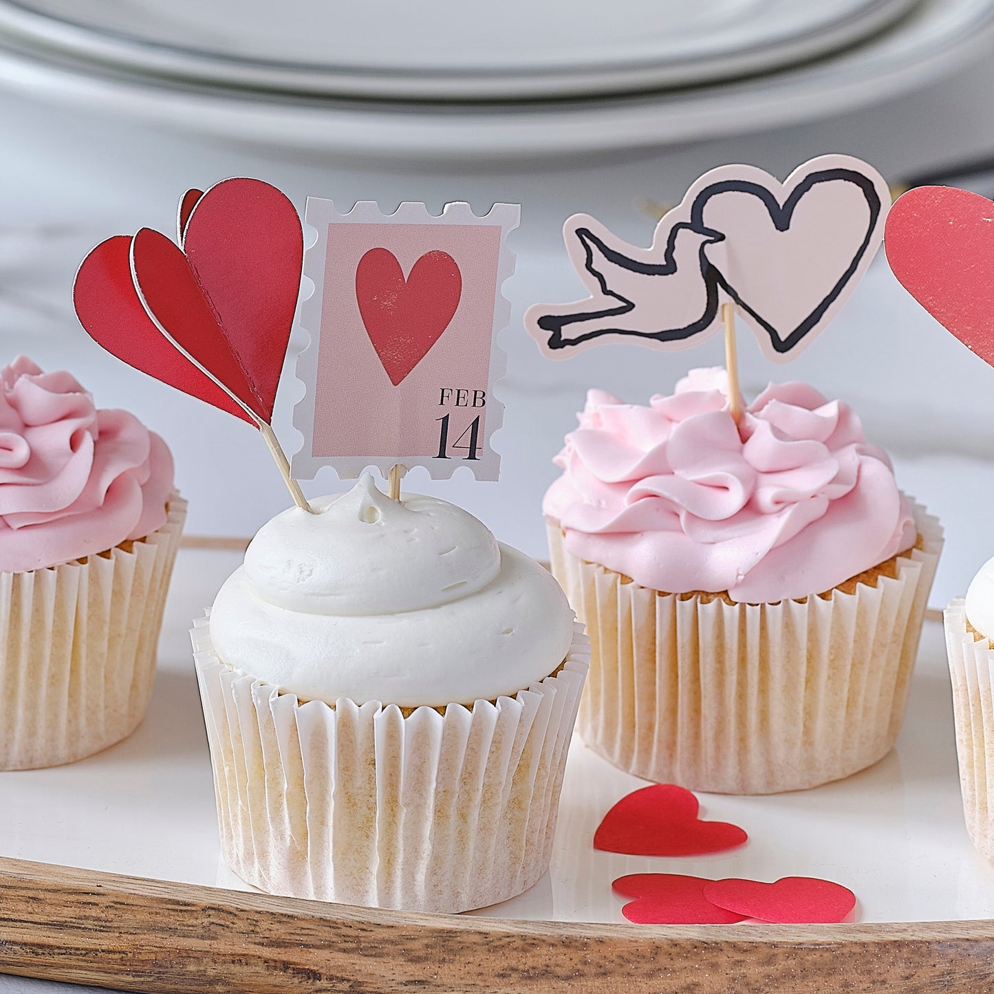 Valentines Cupcake Toppers
