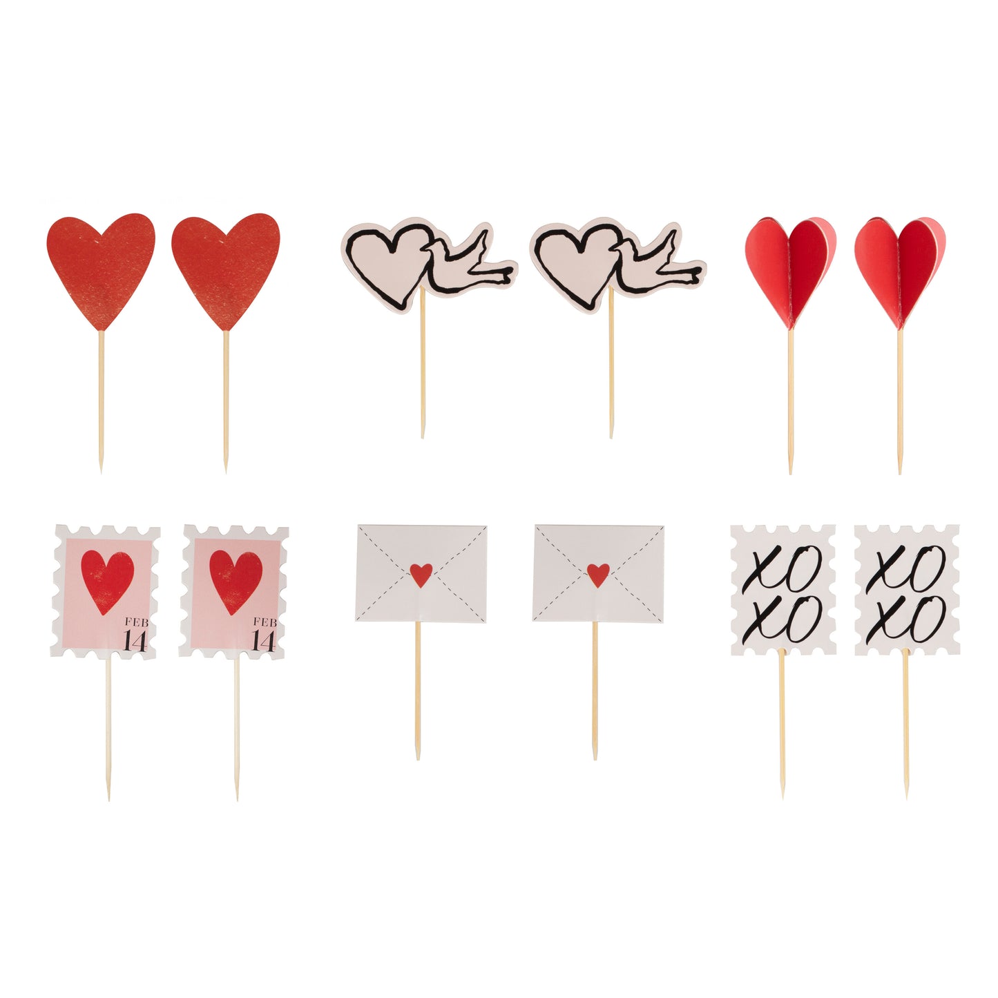 Valentines Cupcake Toppers
