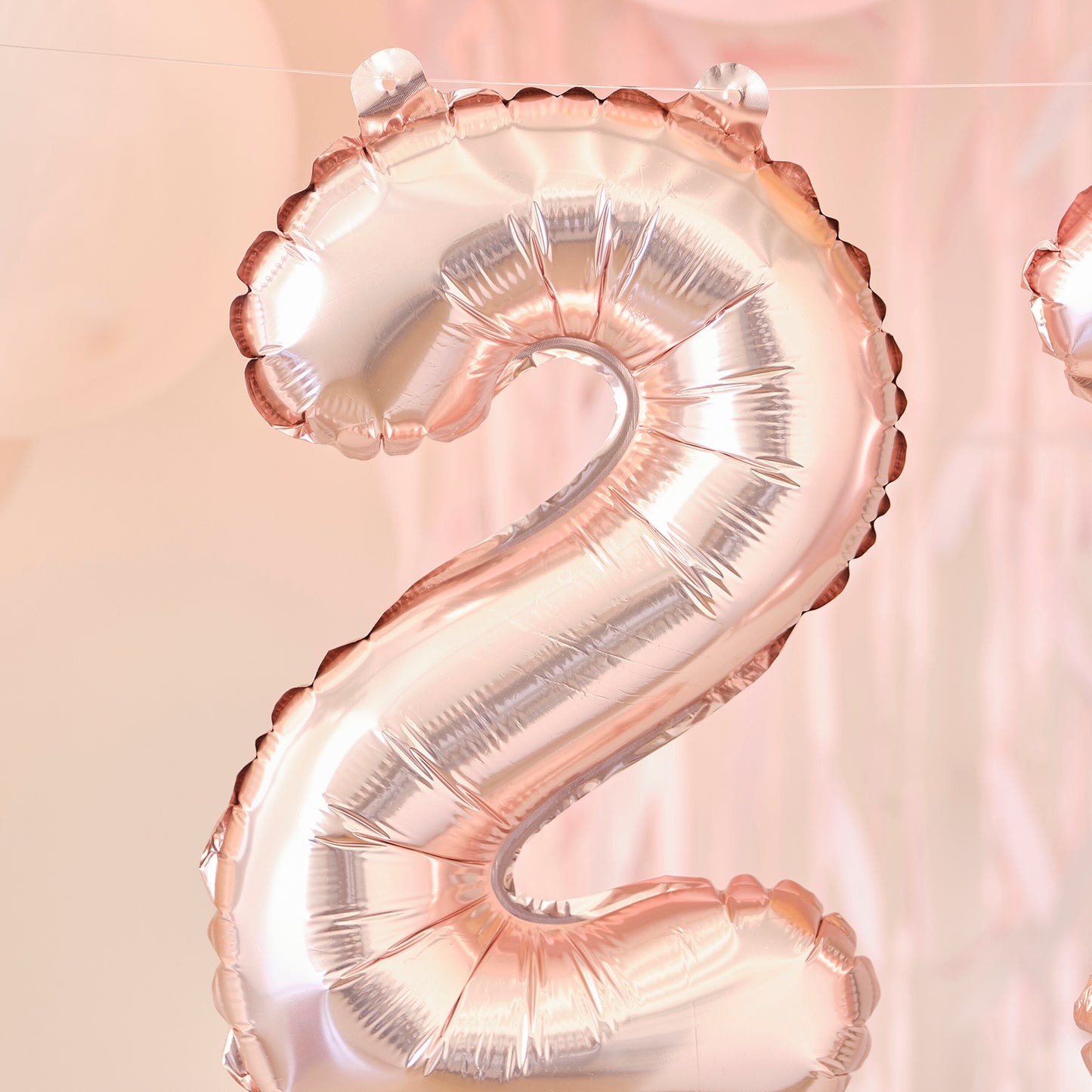 21st Rose Gold Foil Balloons