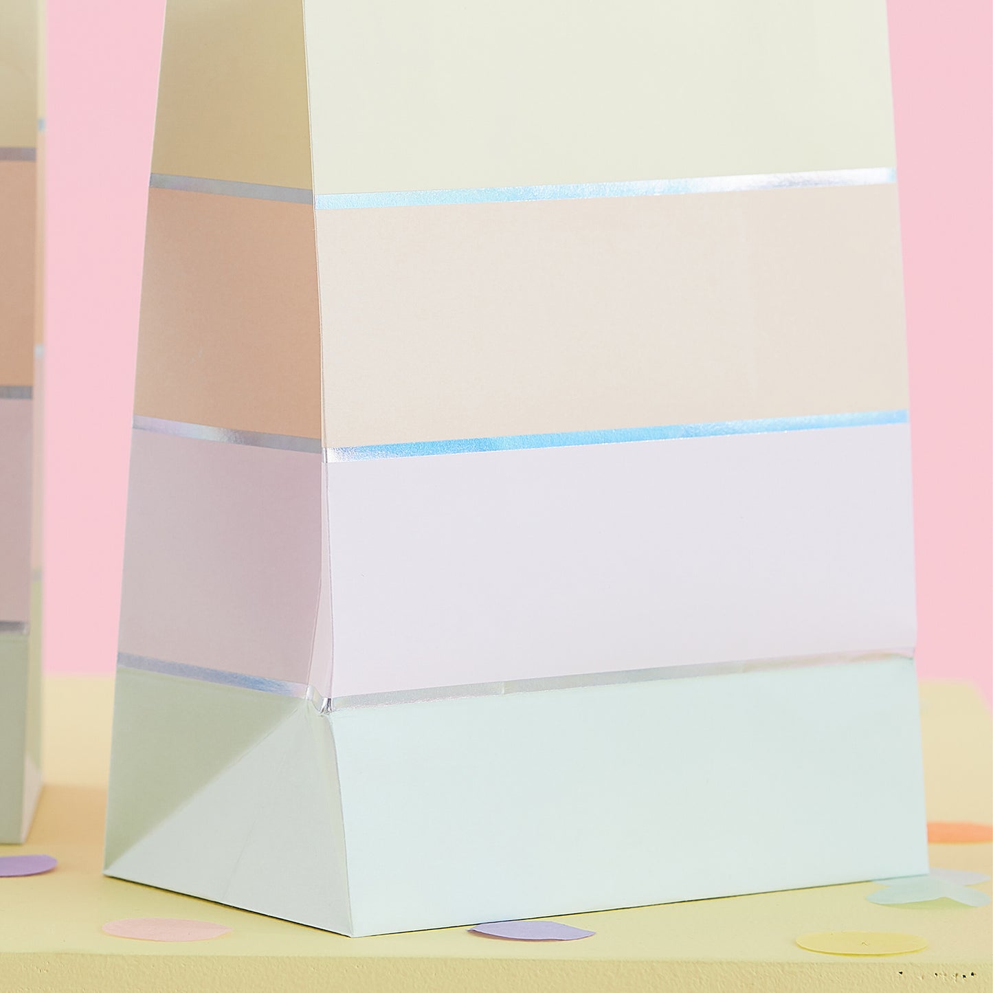 Iridescent and Pastel Paper Party Bags