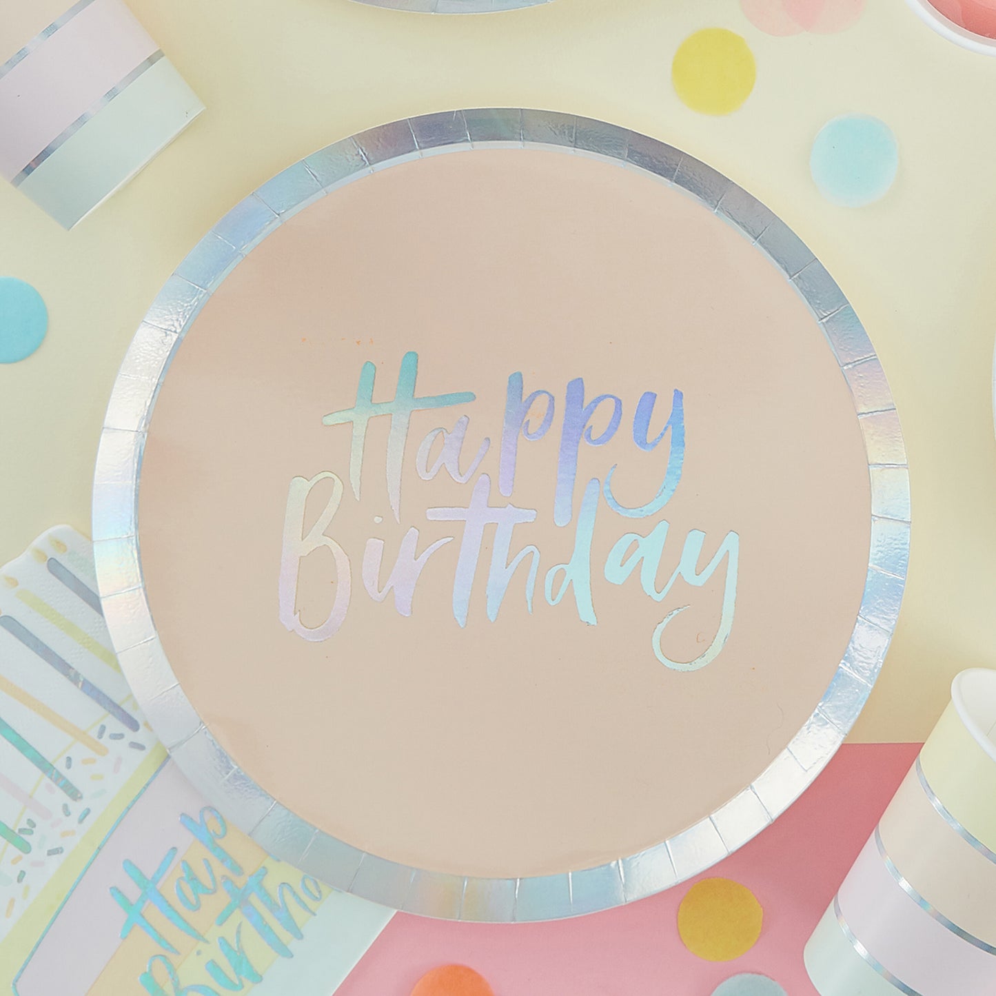 Pastel Paper Plates