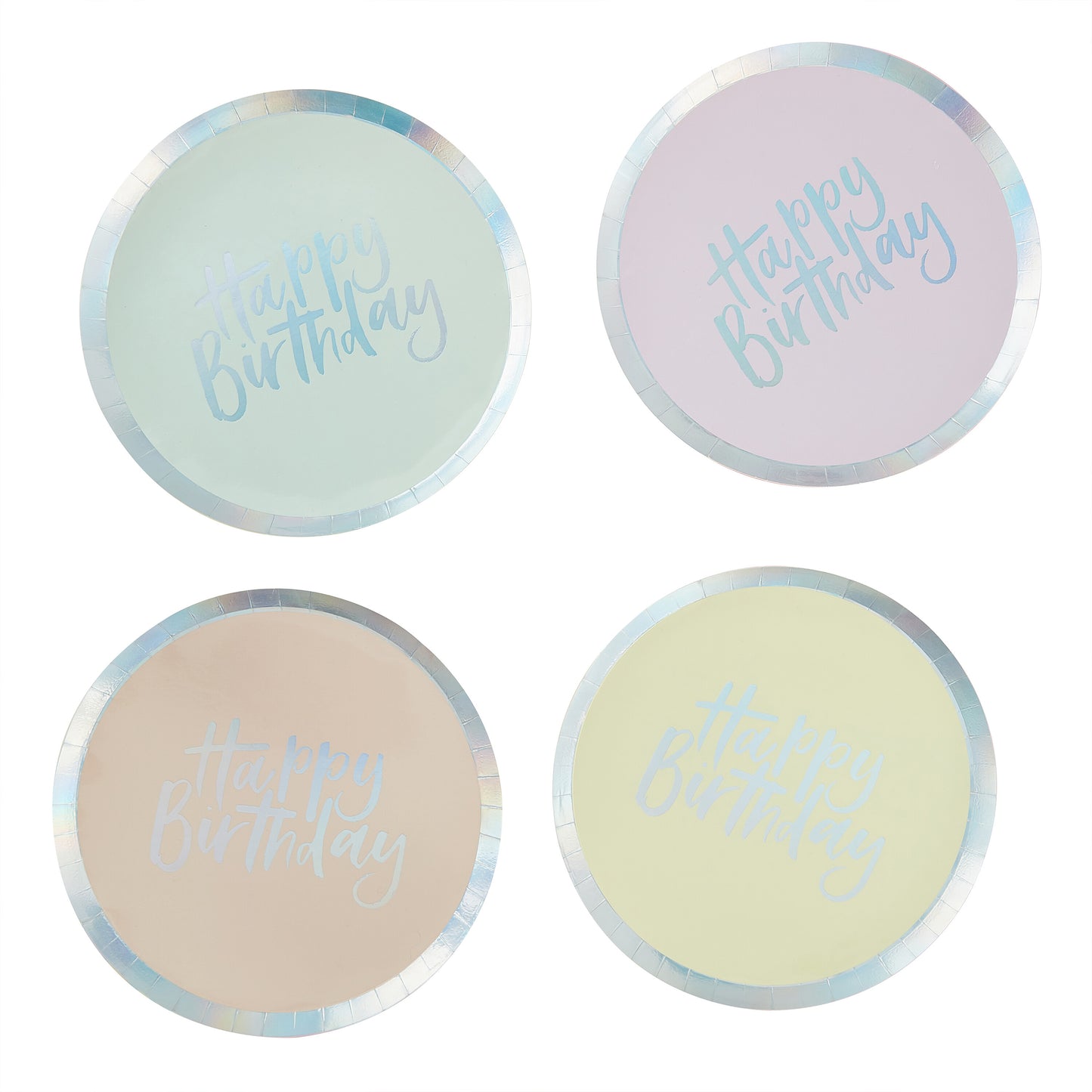 Pastel Paper Plates