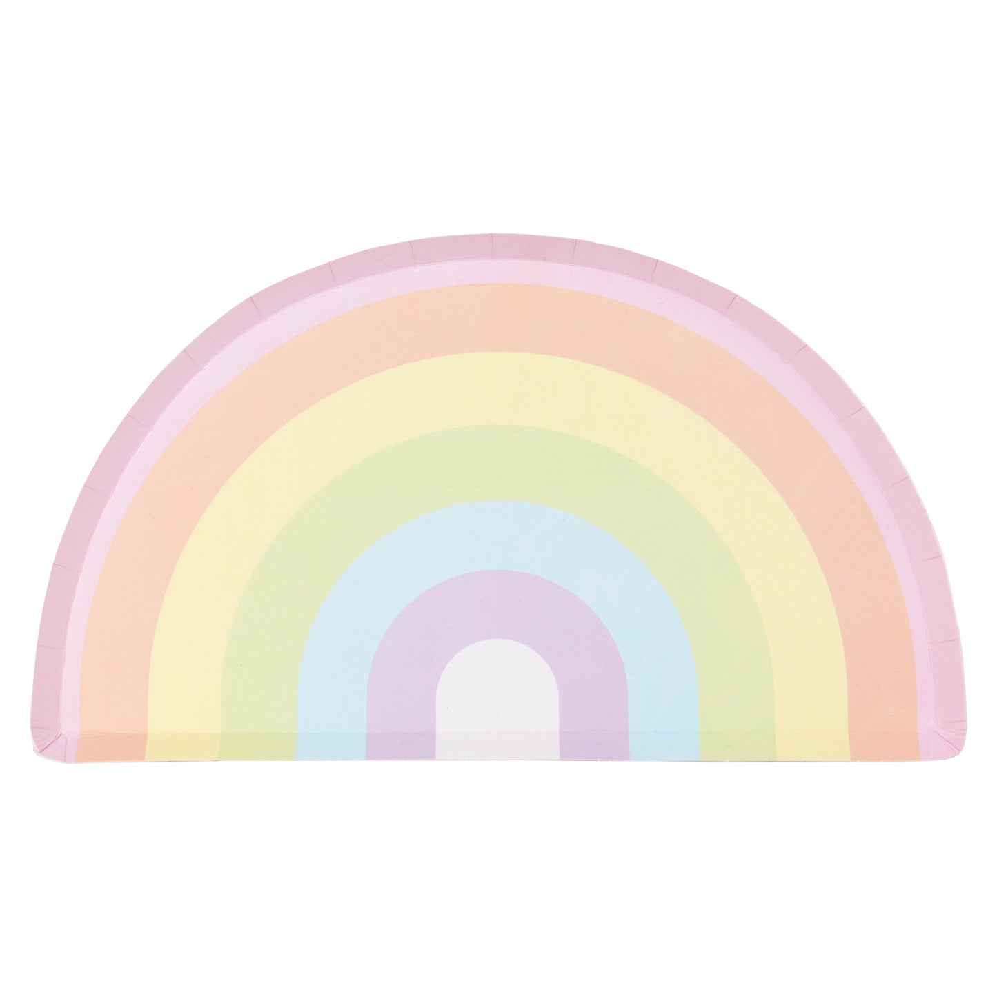 Pastel Rainbow Plates