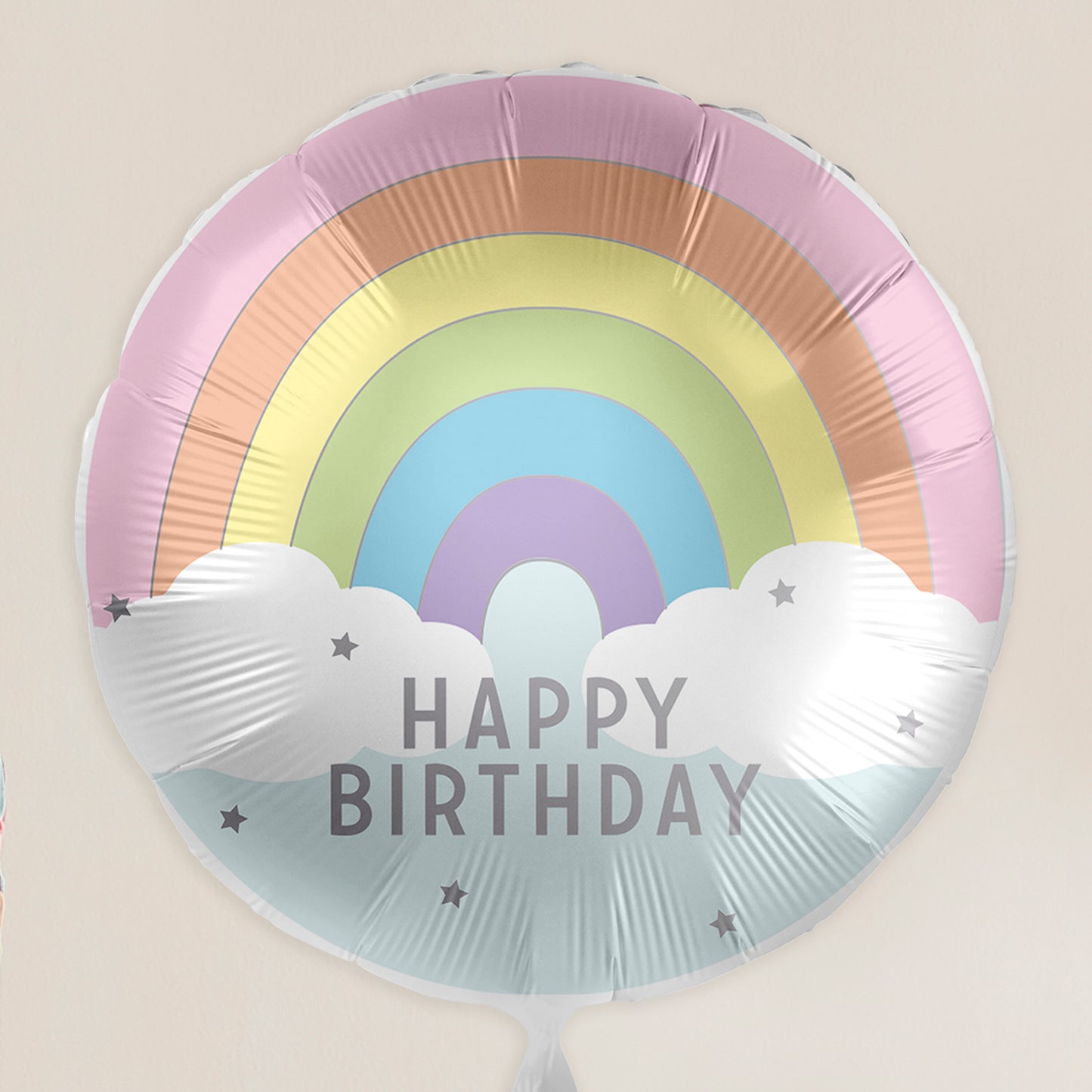 Rainbow Party Happy Birthday Balloon
