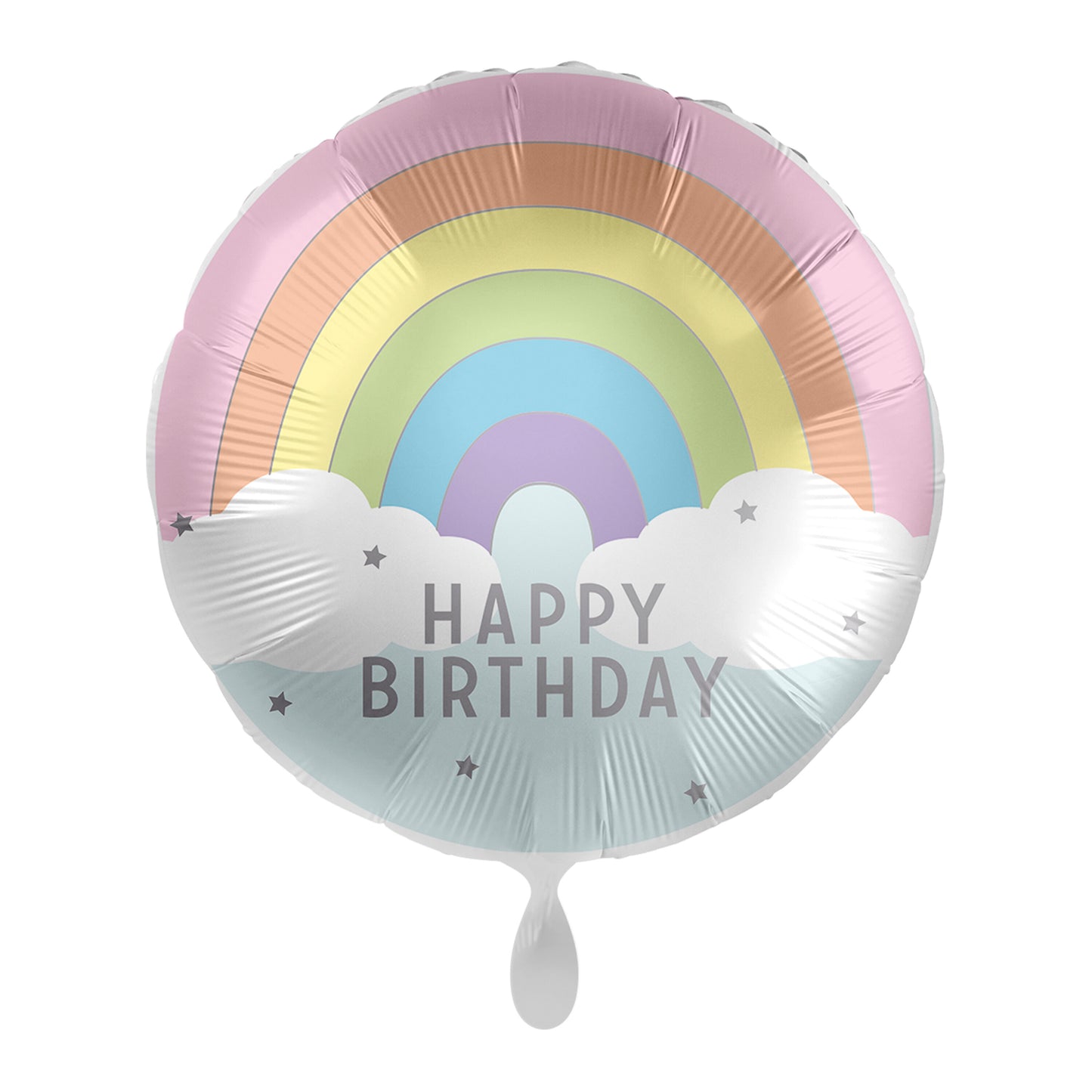 Rainbow Party Happy Birthday Helium Balloon Delivered