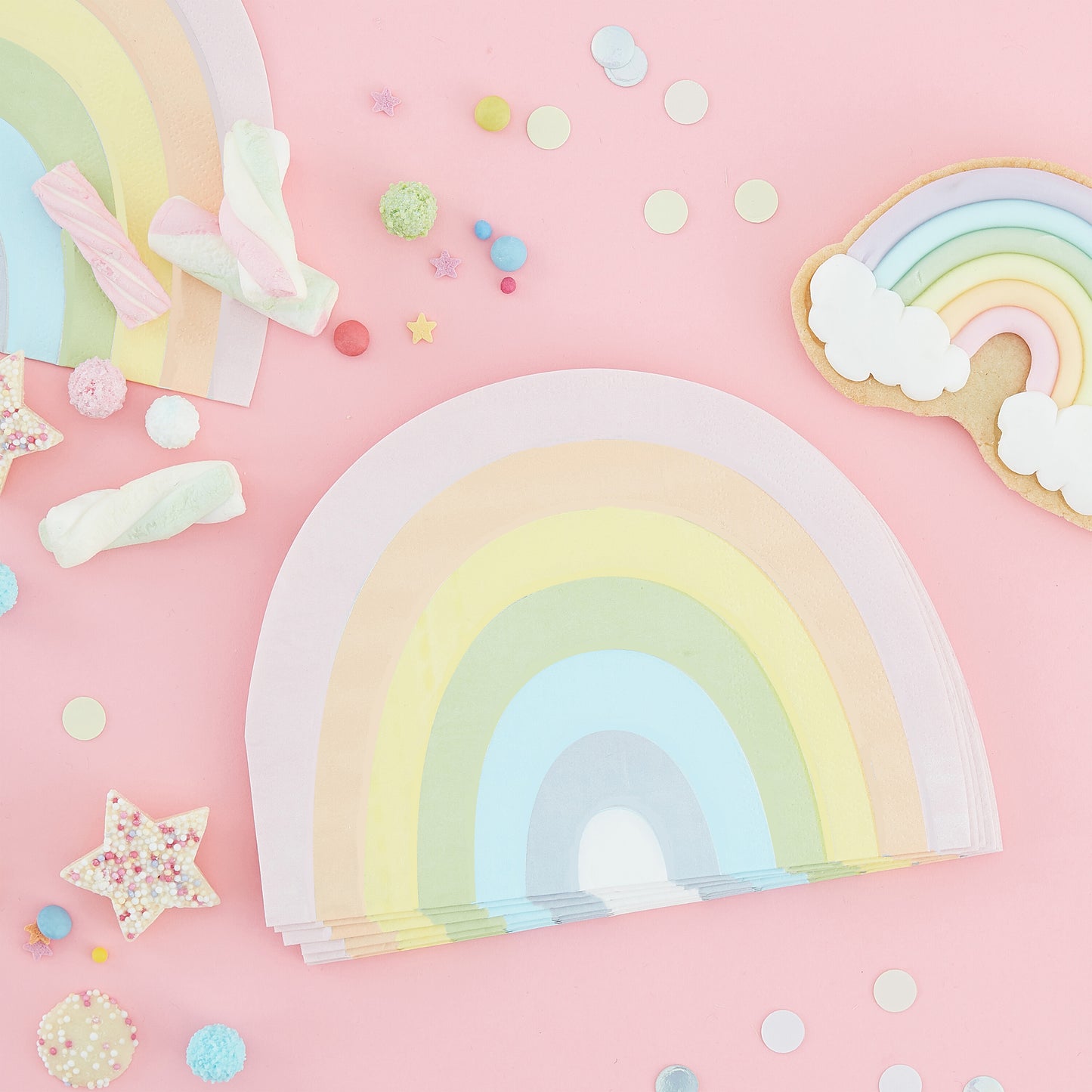 Pastel Rainbow Napkins