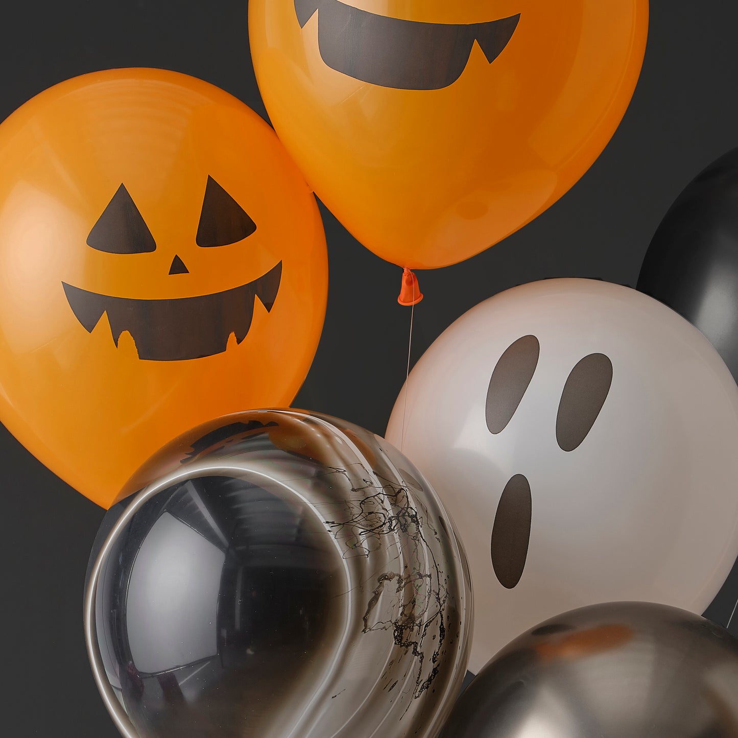 Pumpkin and Ghost Halloween Balloons