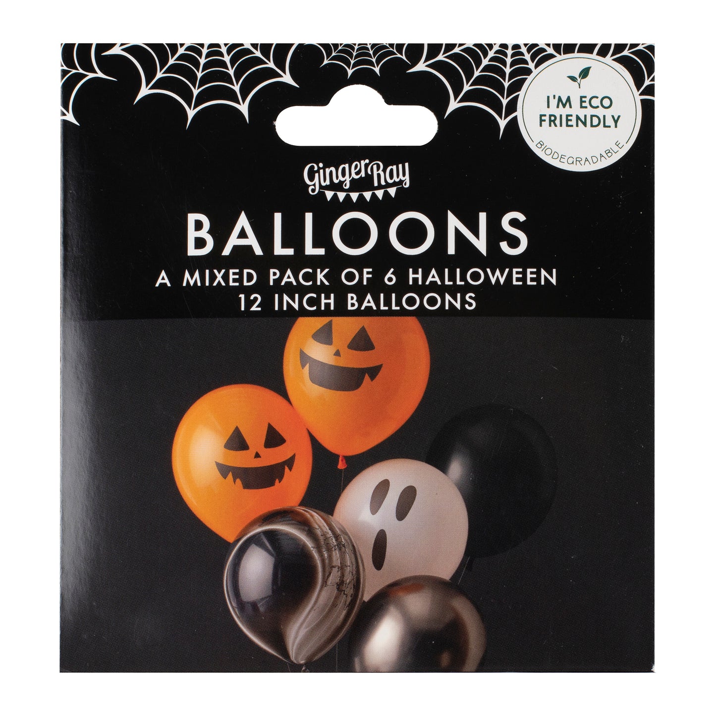 Pumpkin and Ghost Halloween Balloons