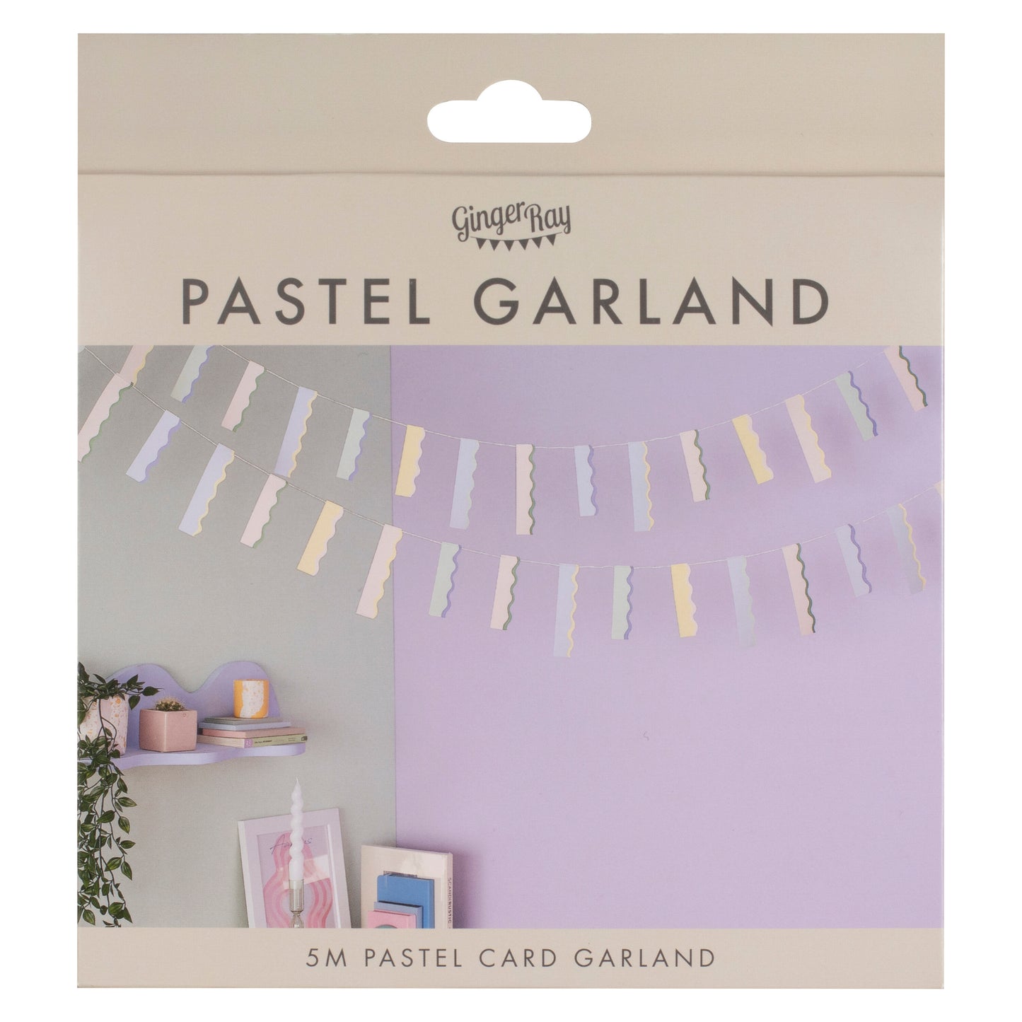 Wavy Pastel Bunting